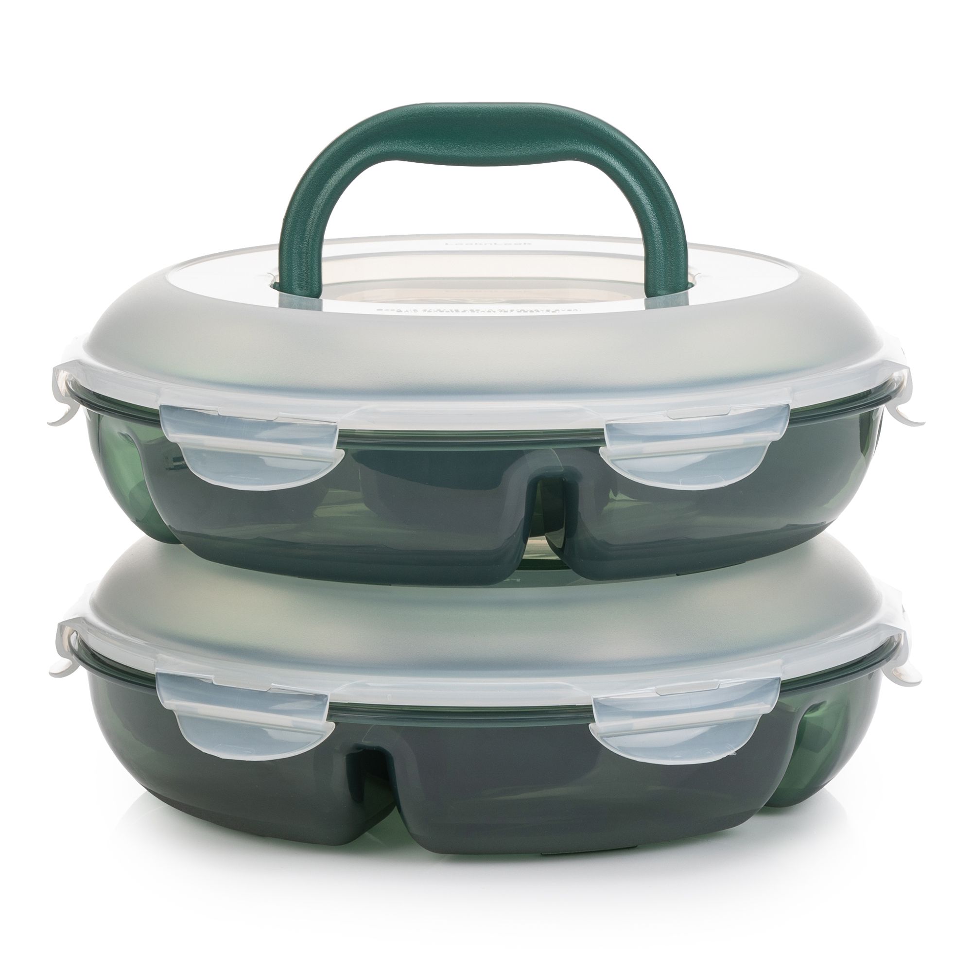 B-Ware LocknLock 2 Frischhaltedosen mit Unterteilung 2,3L Volumen