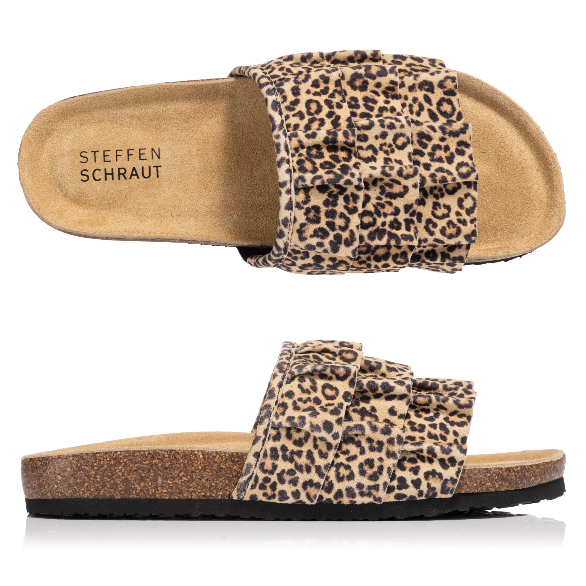B-Ware STEFFEN SCHRAUT Pantolette Veloursleder Weite G