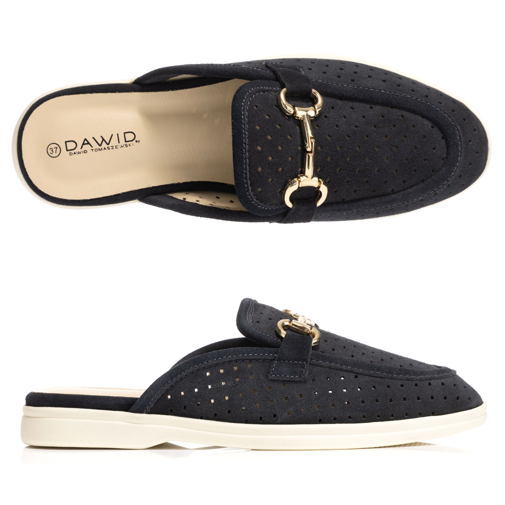 B-Ware DAWID by Dawid Tomaszewski Damen-Sabot echt Leder