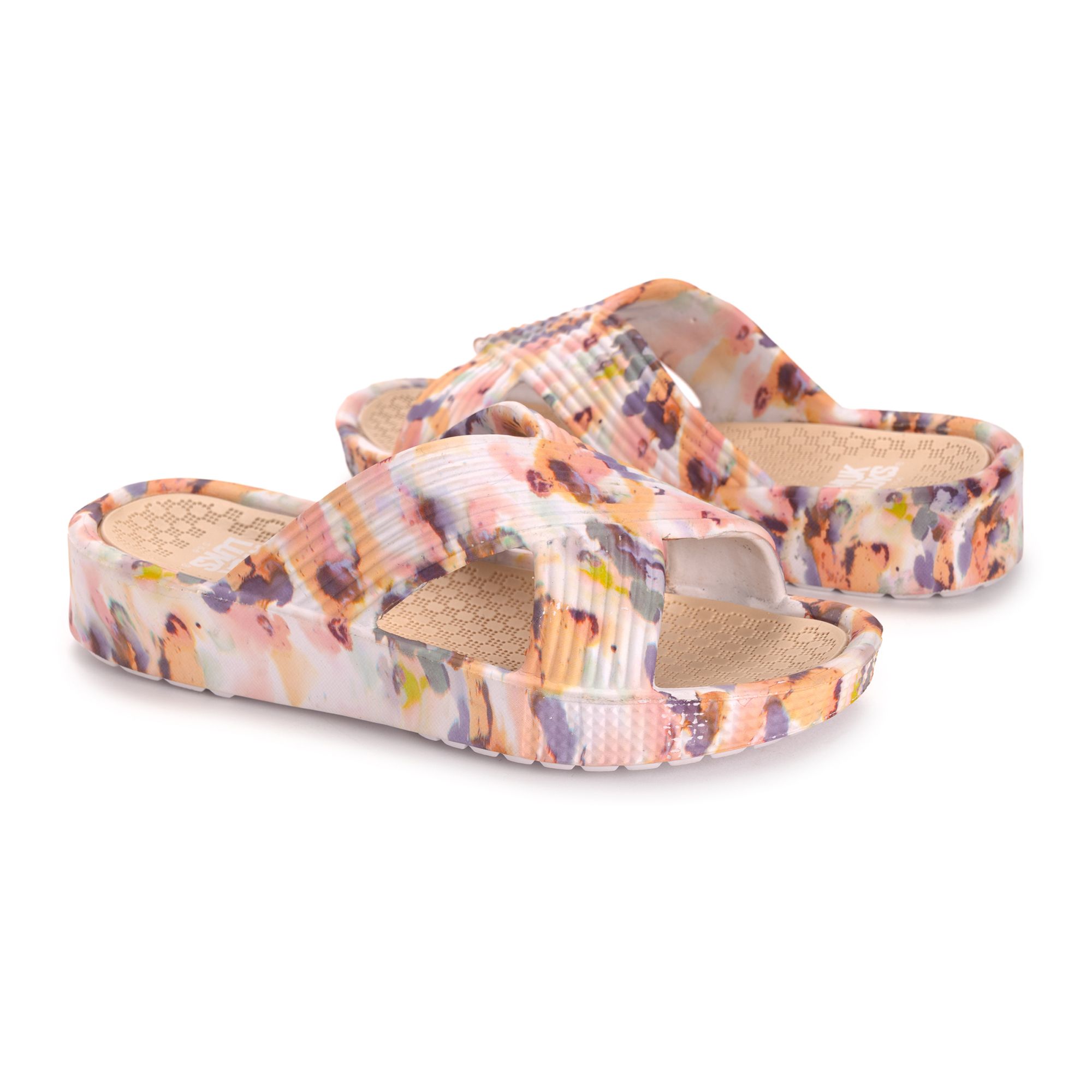 B-Ware MUK LUKs Wellness-Pantolette rutschfeste Sohle