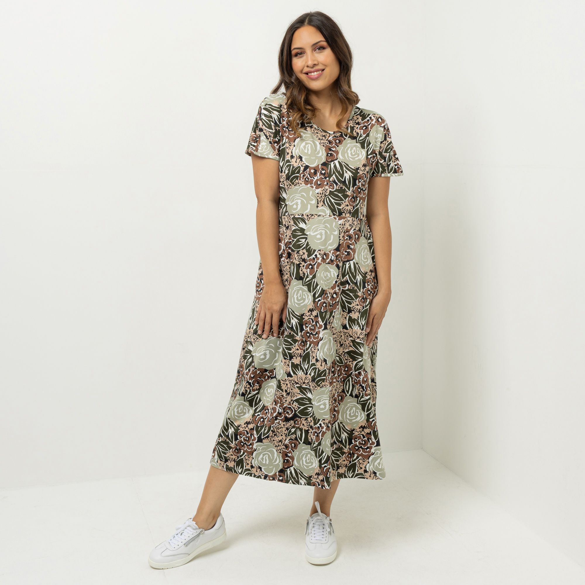 B-Ware KIM & CO. Kleid, Midi-Länge Brazil Knit Jersey Eingrifftaschen