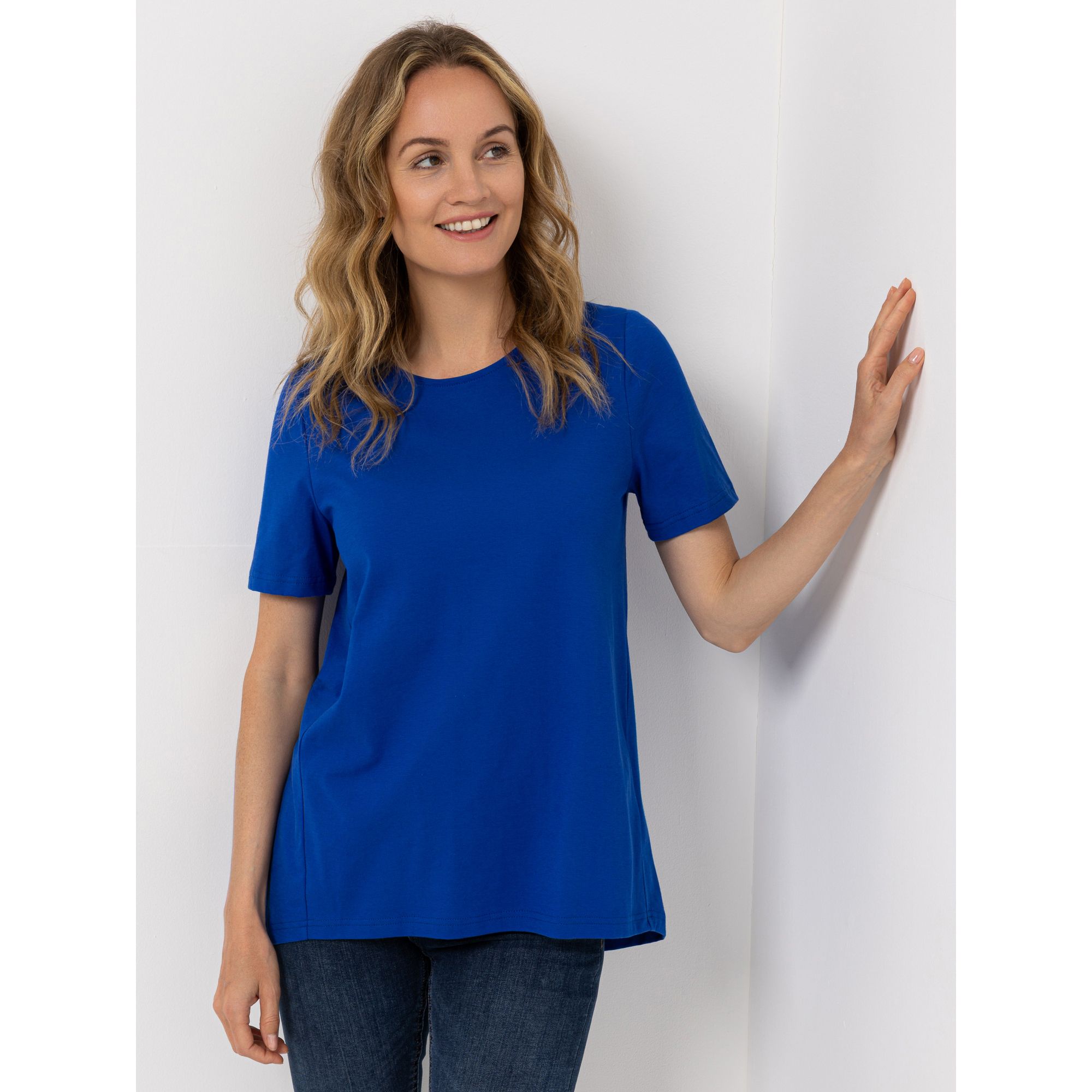 B-Ware Green Cotton by Peter Hahn Shirt,1/2-Arm Style Benedikte