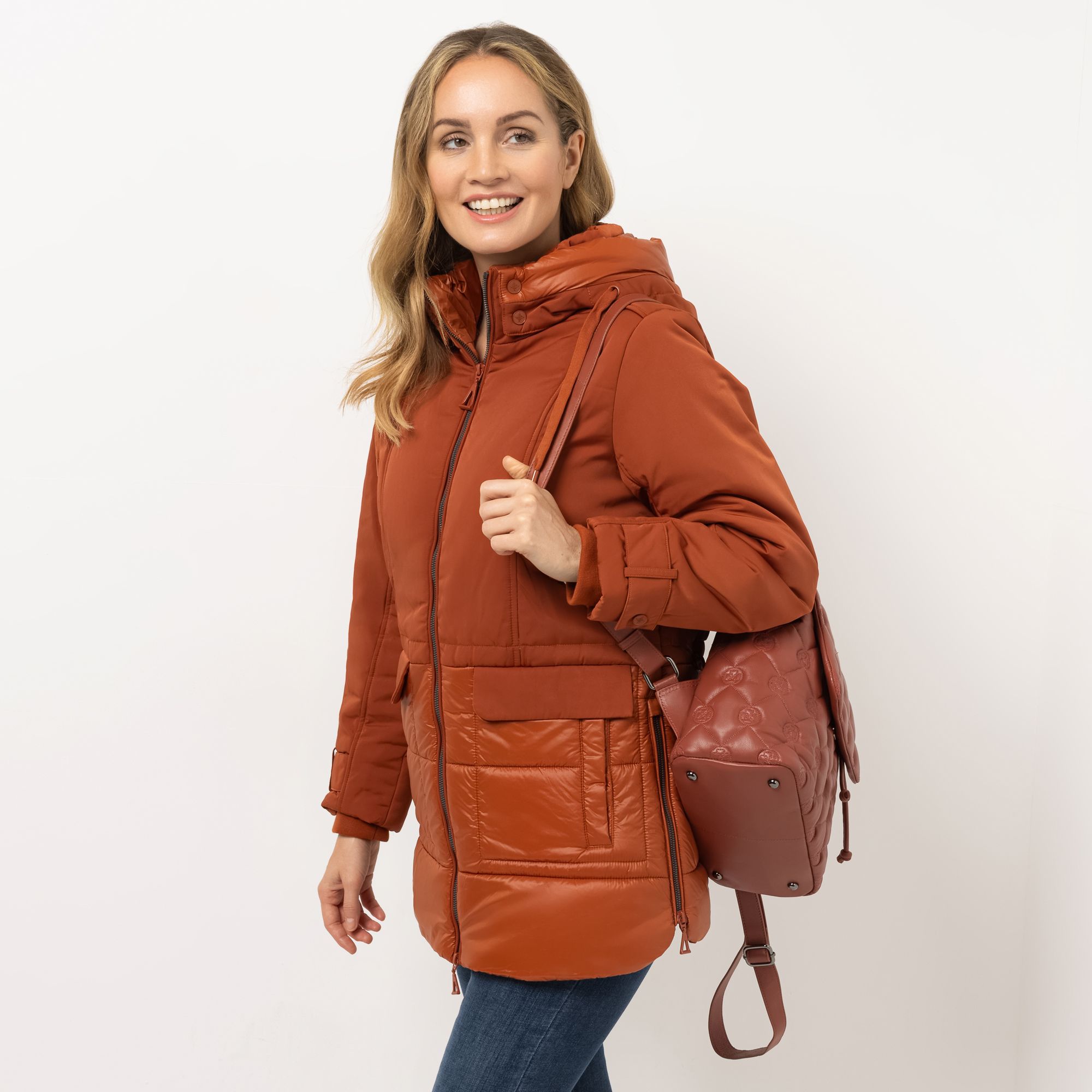 B-Ware DAWID by Dawid Tomaszewski Jacke, Kapuze Materialmix