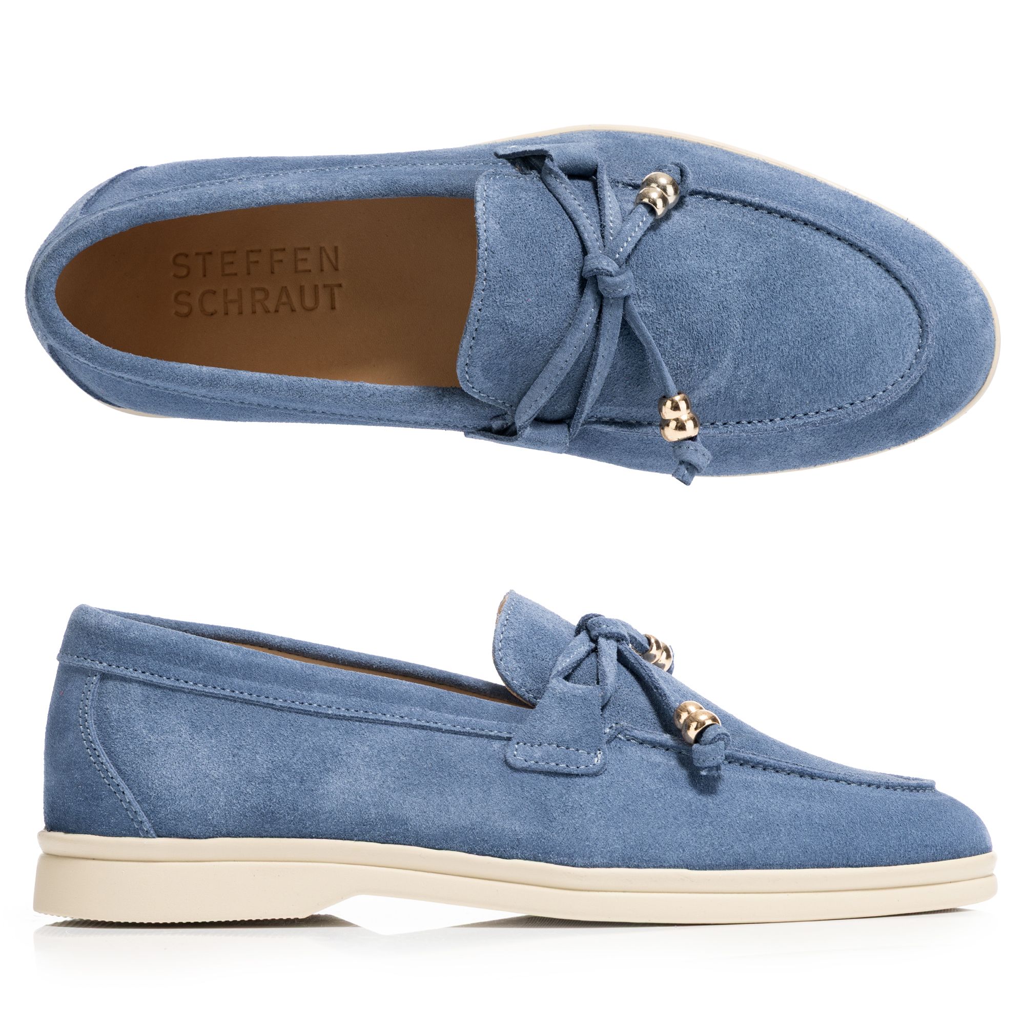 B-Ware STEFFEN SCHRAUT Loafer Veloursleder flexible Laufsohle