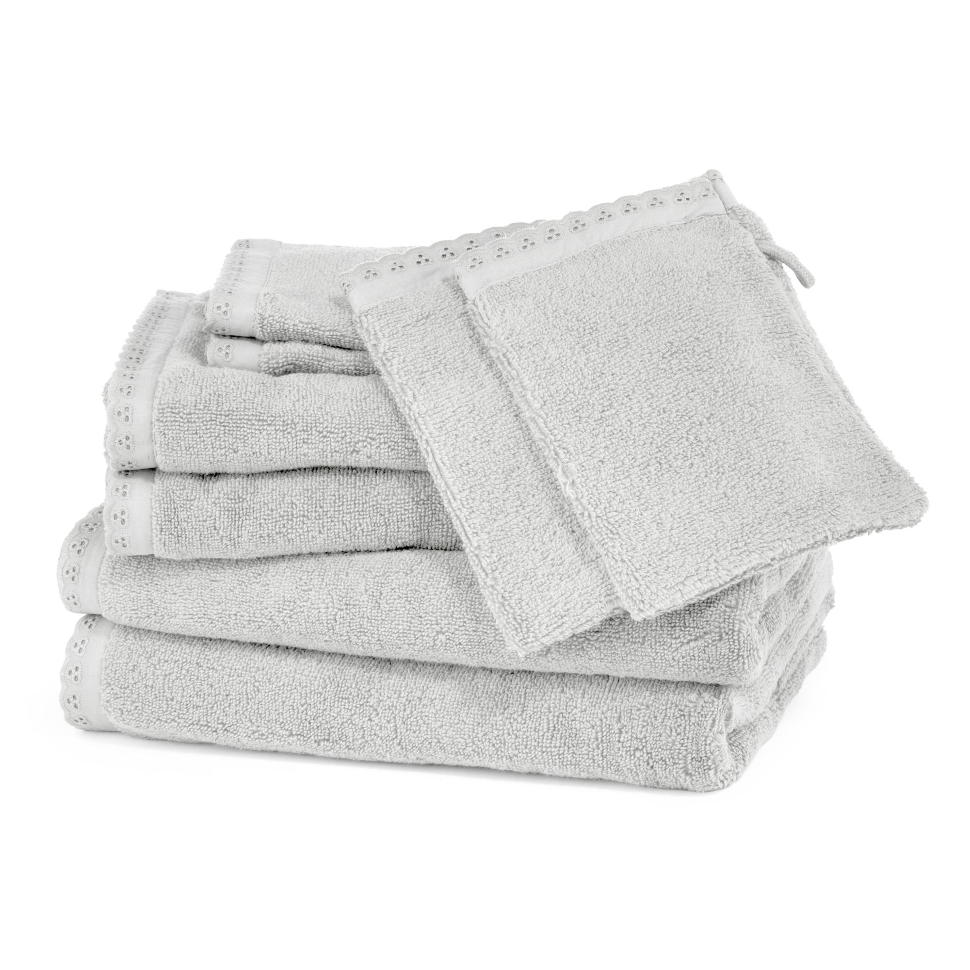B-Ware NACHTIGALL 8tlg. Handtuch-Set HeiQ Pure™ antimikrobiell