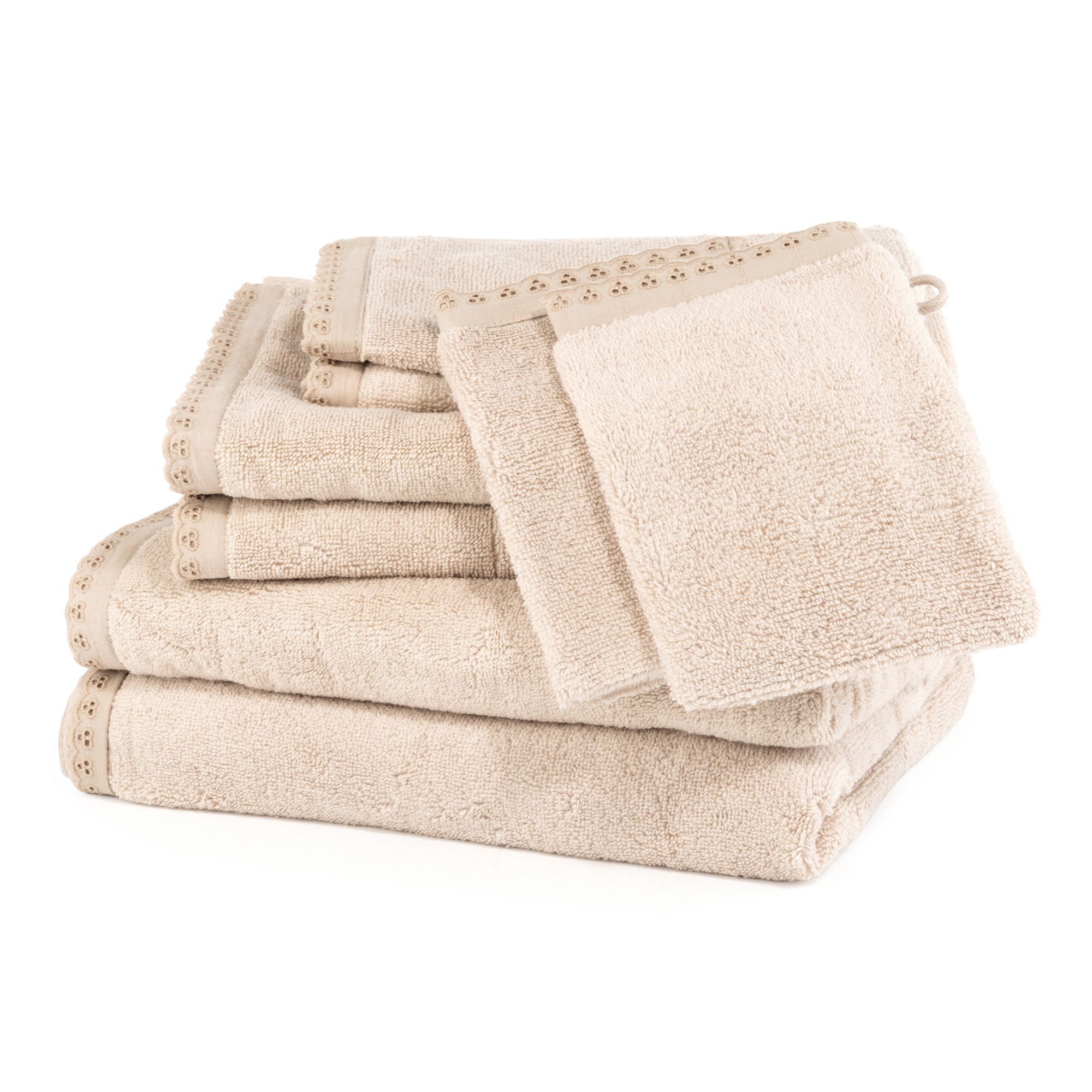 B-Ware NACHTIGALL 8tlg. Handtuch-Set HeiQ Pure™ antimikrobiell