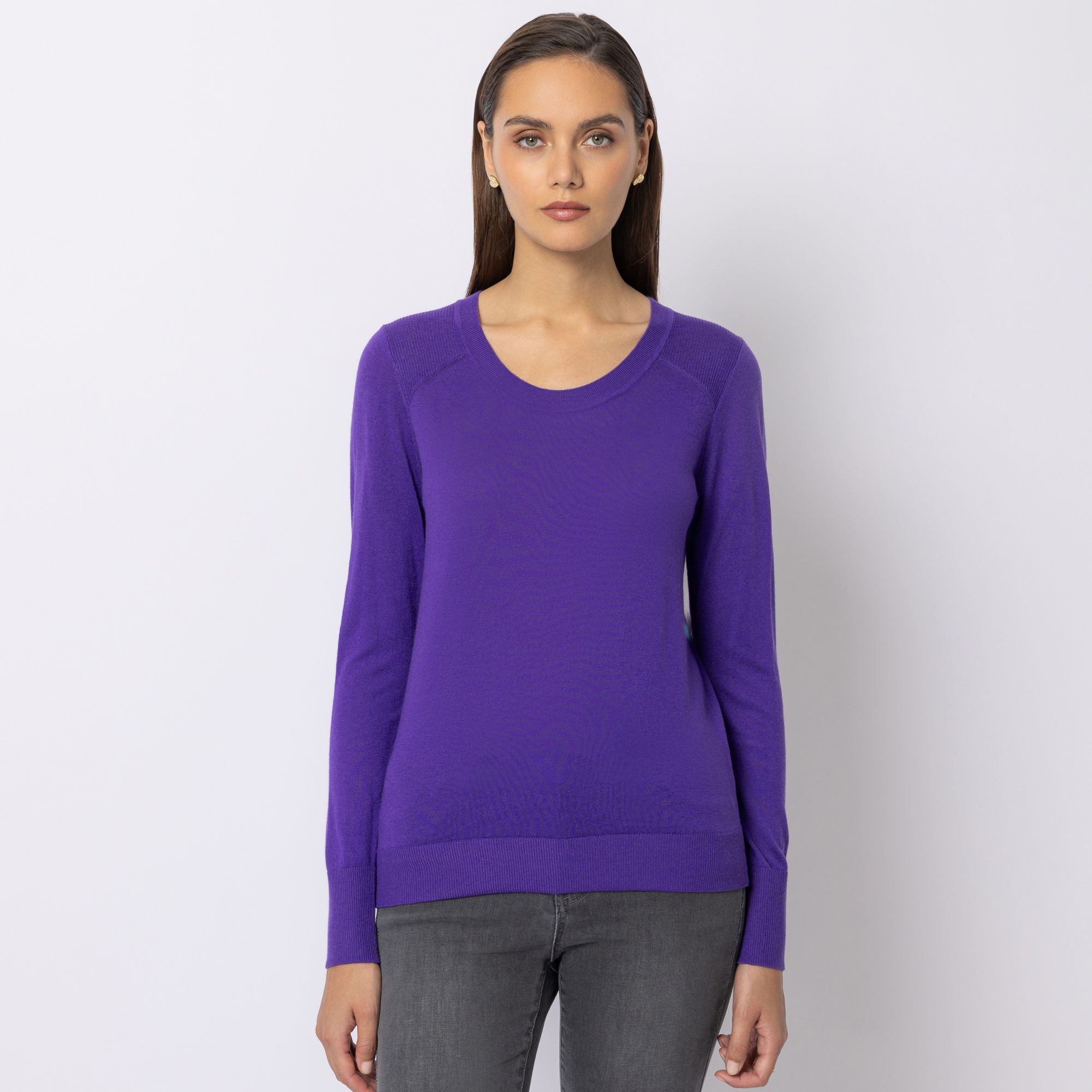 B-Ware STEFFEN SCHRAUT Pullover Rundhalsausschnitt Strukturdetails