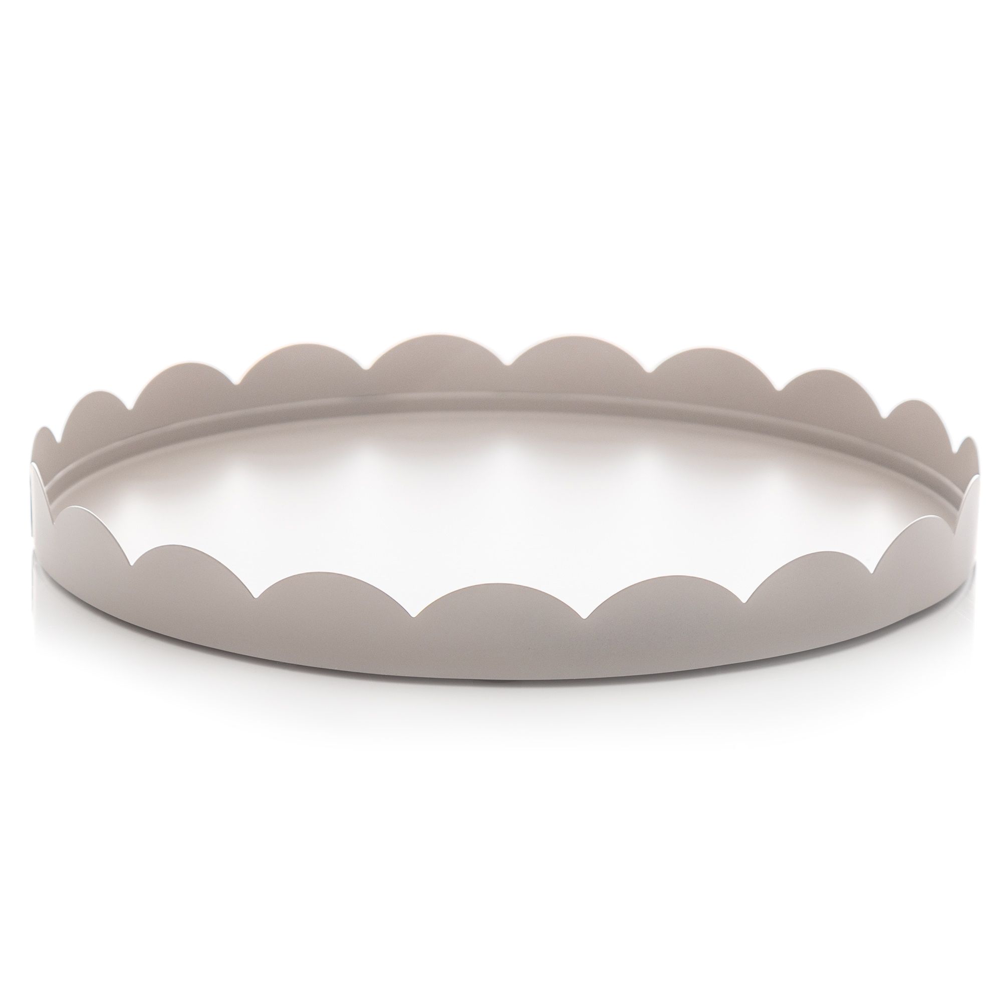 B-Ware ELAMBIA Dekoteller aus Metall Ø 25cm