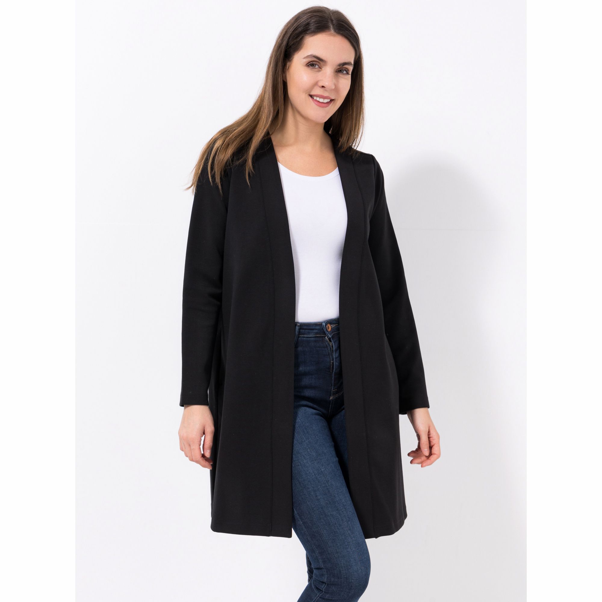 B-Ware Green Cotton by Peter Hahn Cardigan, 1/1-Arm Style Gitte