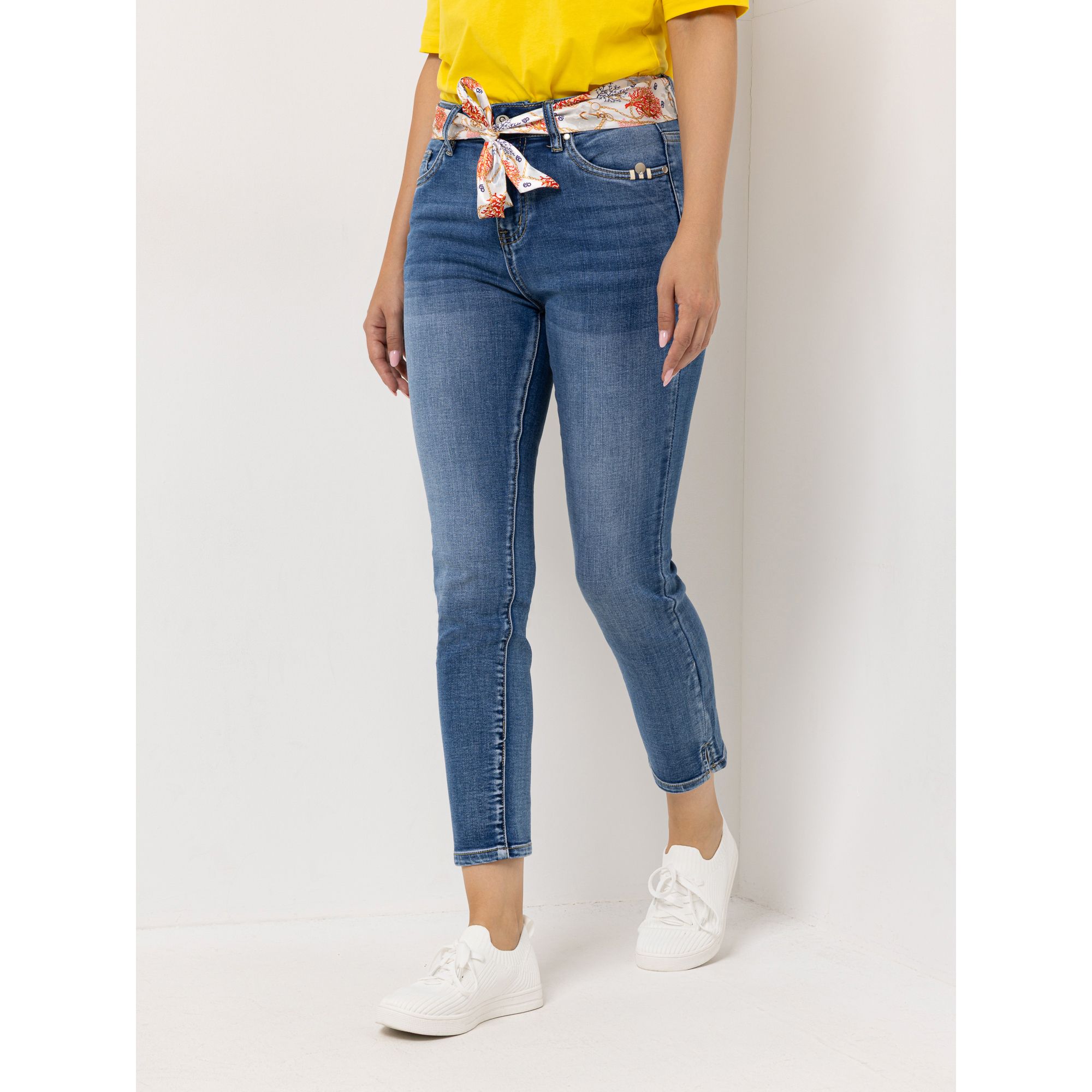 B-Ware STRANDFEIN 7/8 Hose elastisches Material Seitenschlitze