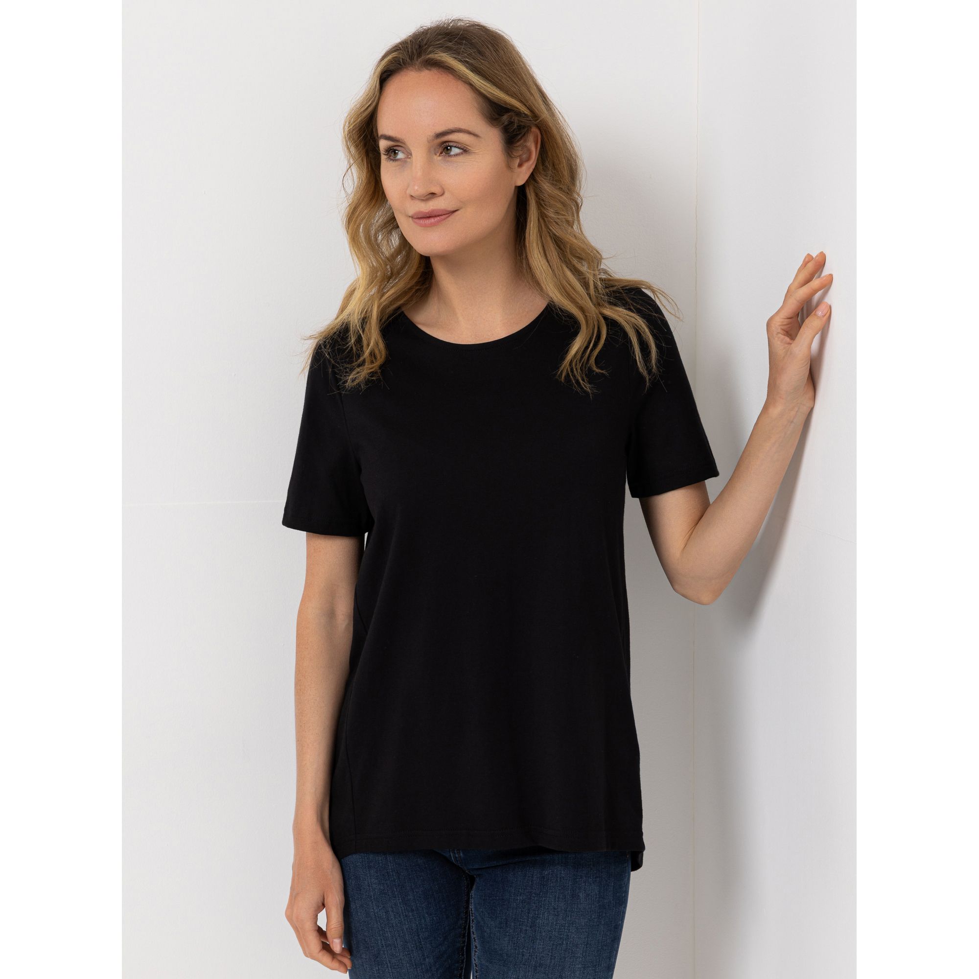 B-Ware Green Cotton by Peter Hahn Shirt, 1/2 Arm Style Benedikte