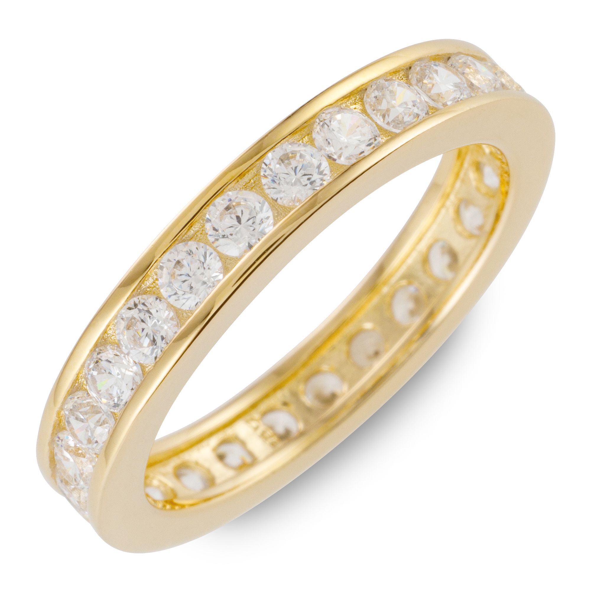 B-Ware DIAMONIQUE® Eternity Ring mind. = 1,20ct Brillantschliff