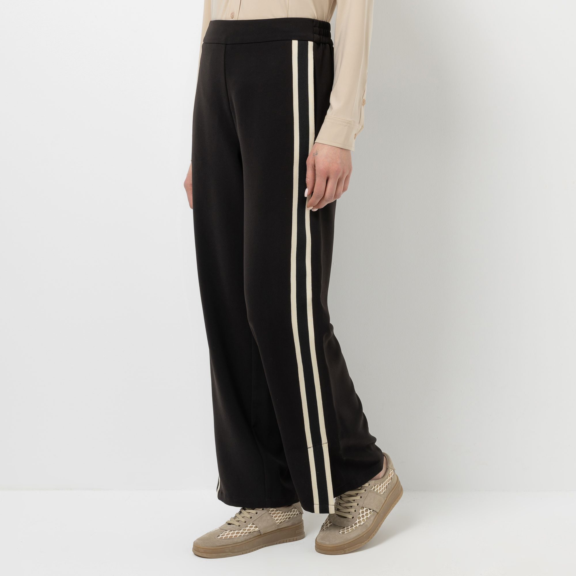 B-Ware STEFFEN SCHRAUT Hose, lange Form elastischer Bund Kontraststreifen