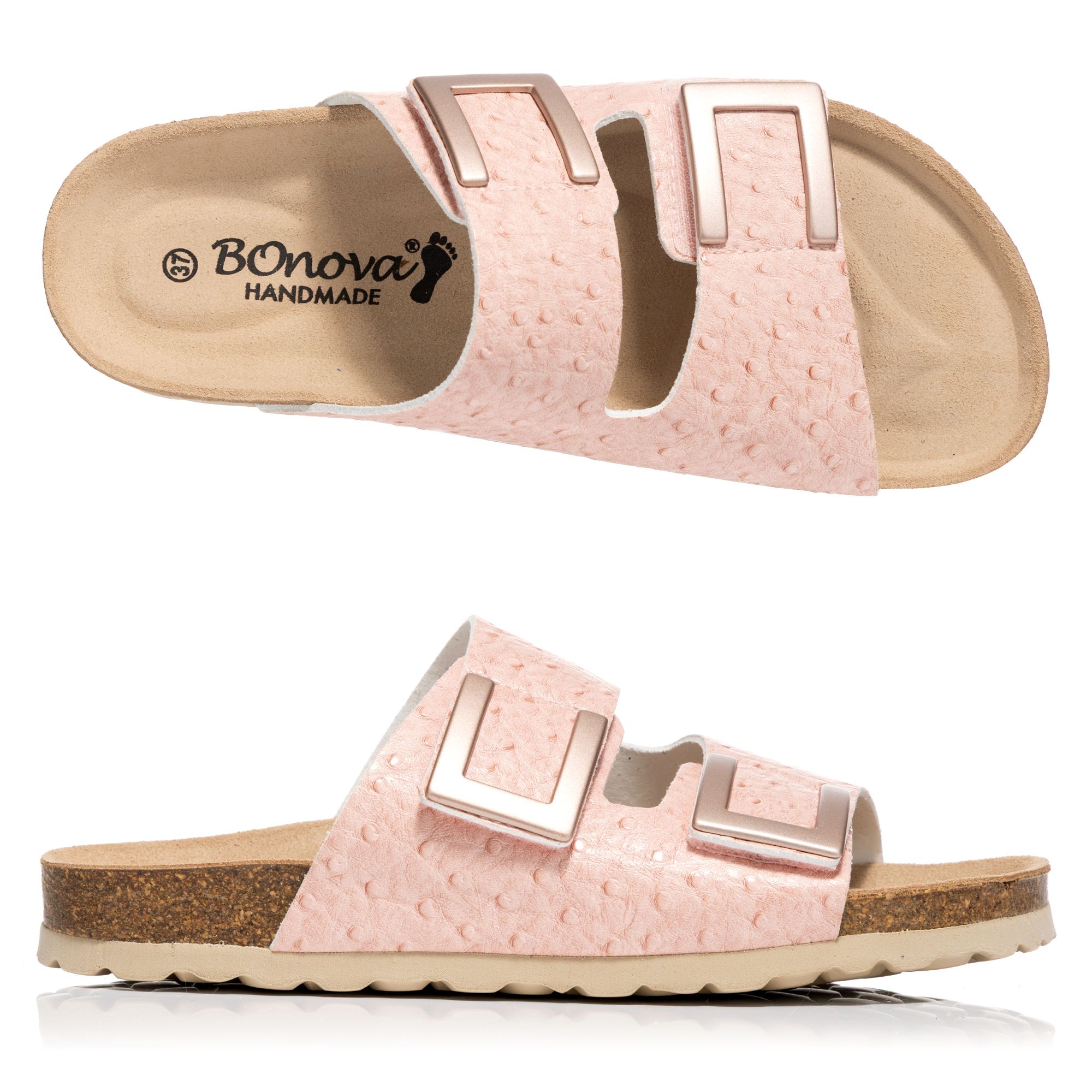 B-Ware BONOVA Damen-Pantolette Sopdot Klettverschluss