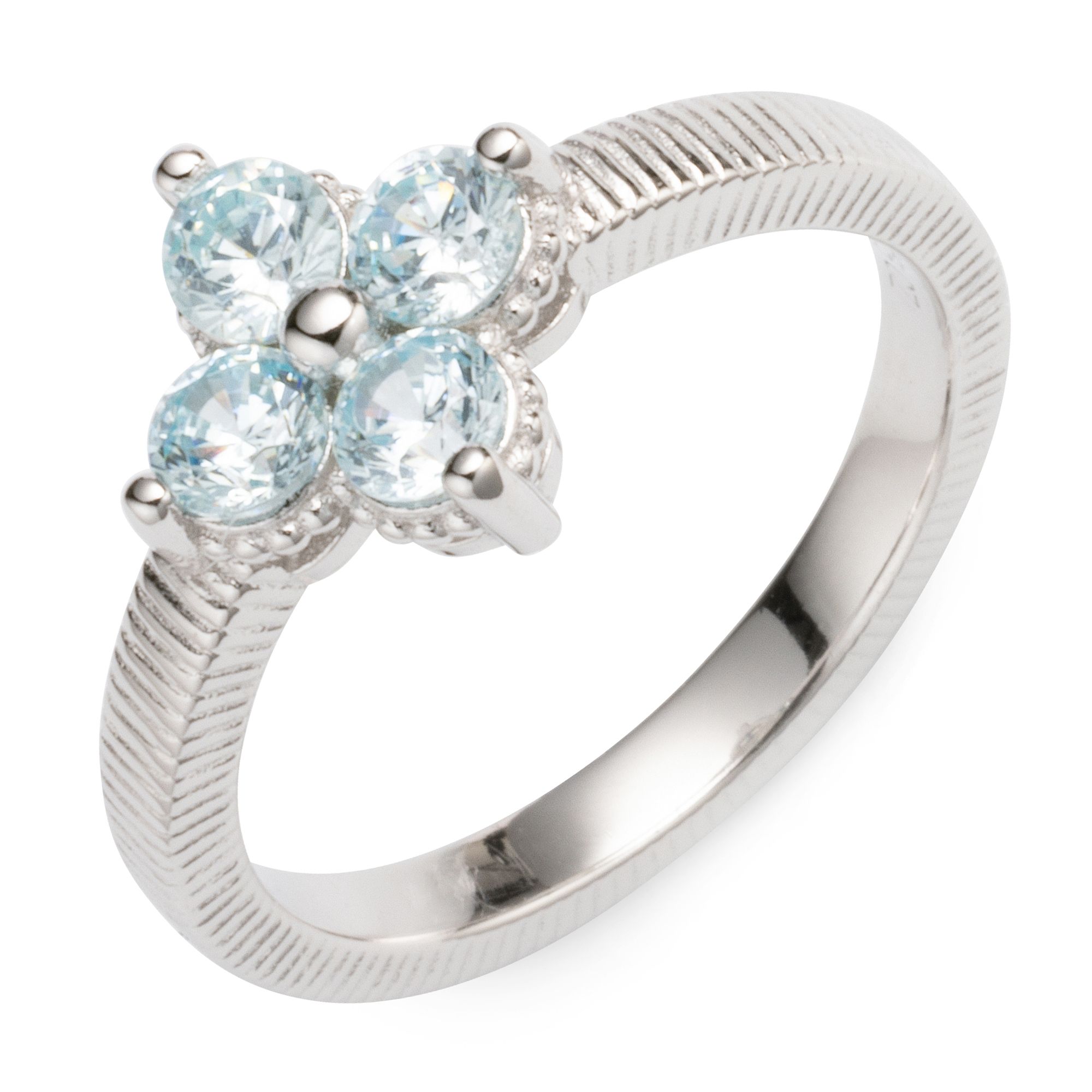 B-Ware DIAMONIQUE® Ring = 0,64ct Brillantschliff