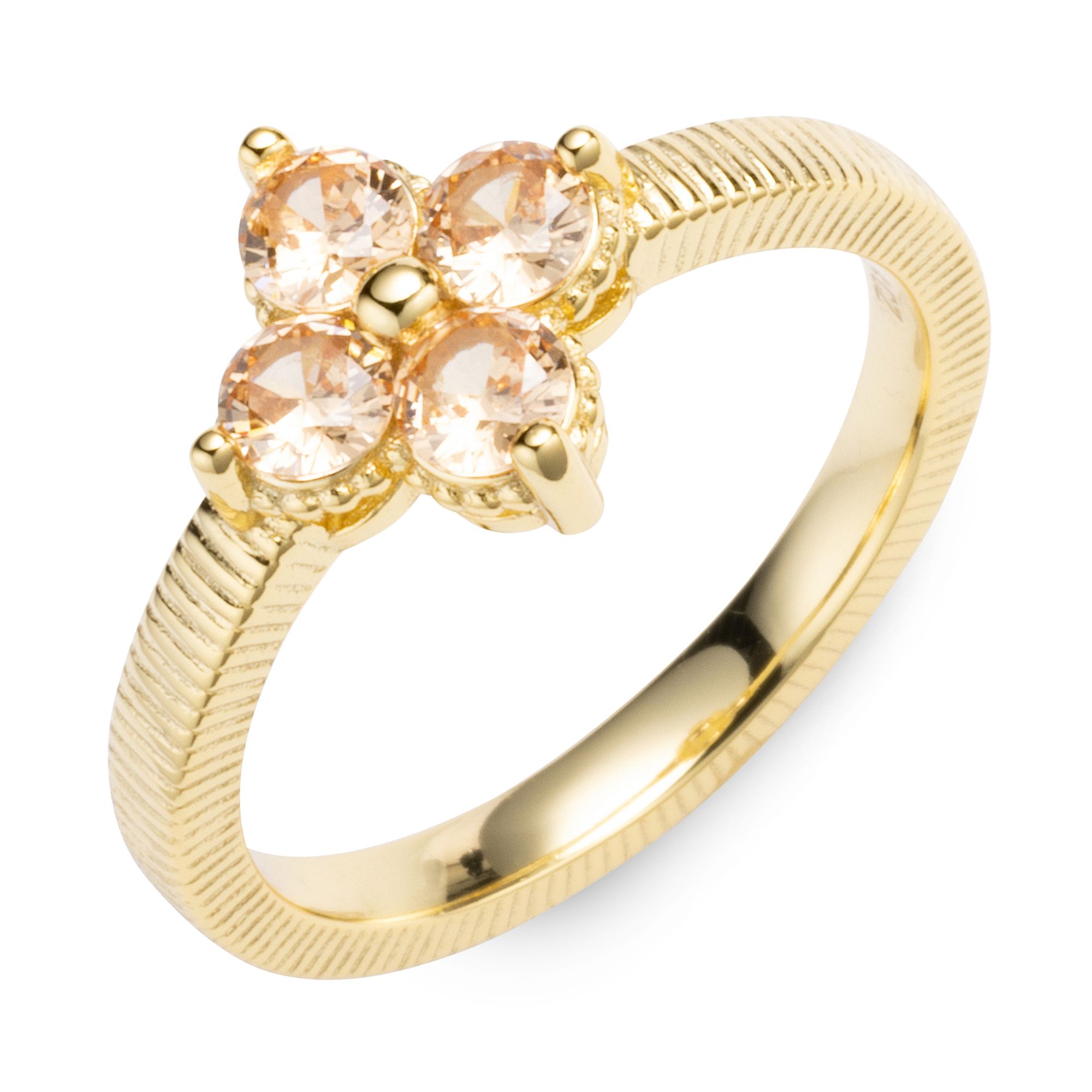 B-Ware DIAMONIQUE® Ring = 0,64ct Brillantschliff