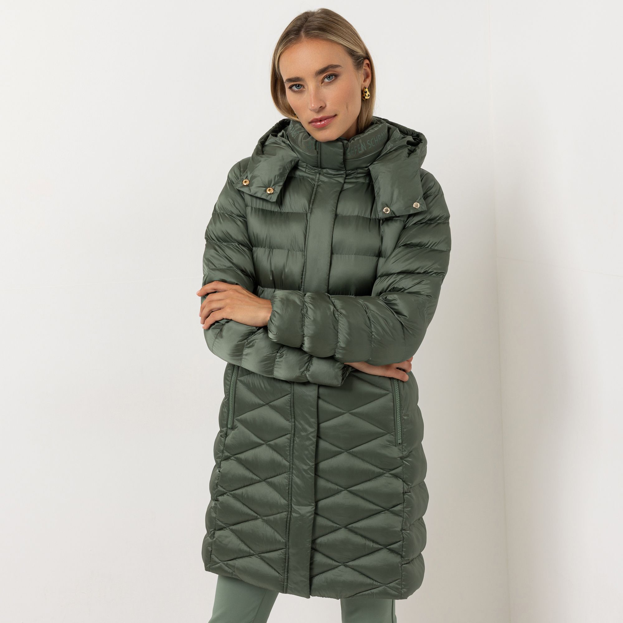 B-Ware STEFFEN SCHRAUT Steppmantel abnehmbare Kapuze Reißverschlusstaschen