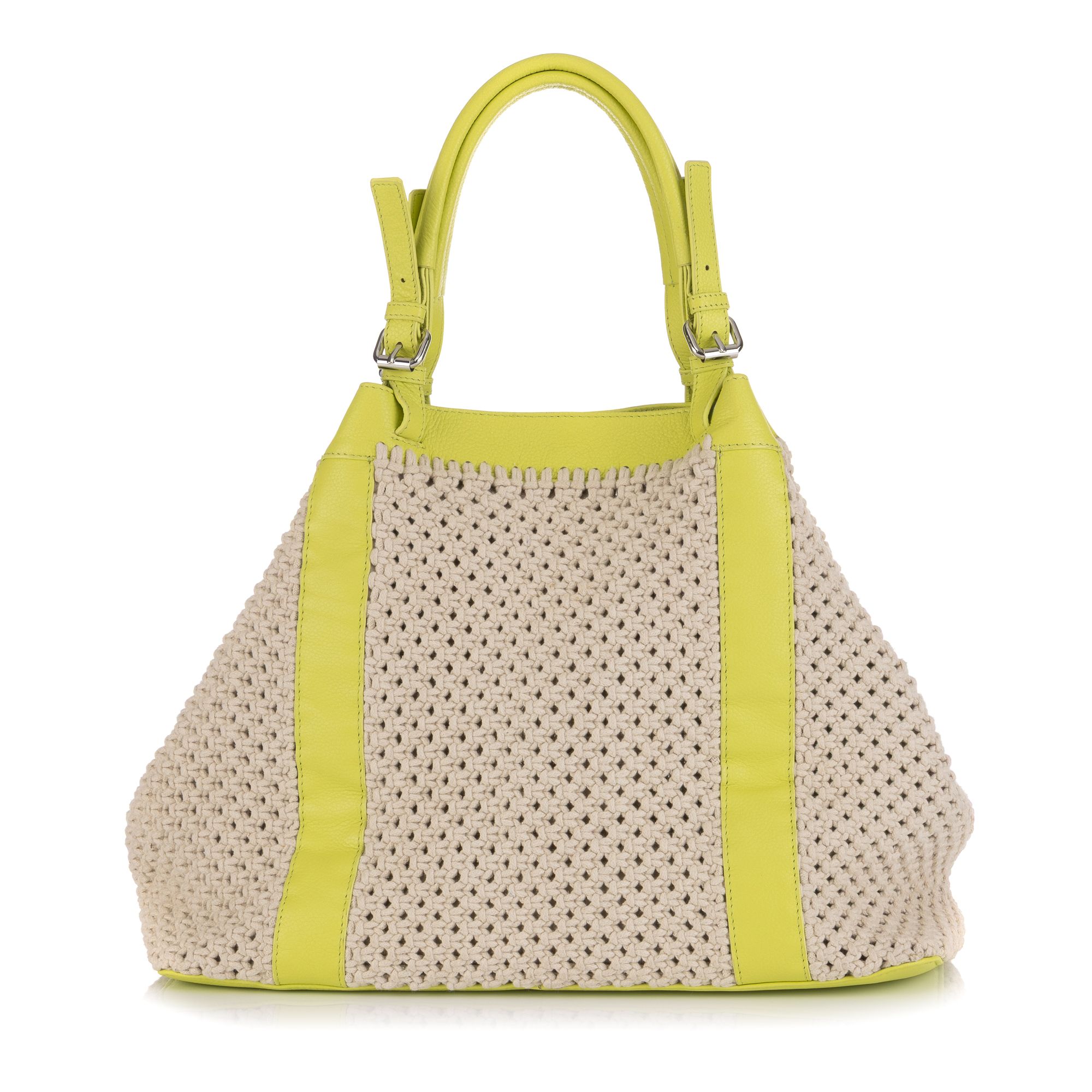 B-Ware DAWID by Dawid Tomaszewski Häkel-Shopper Leder-Details