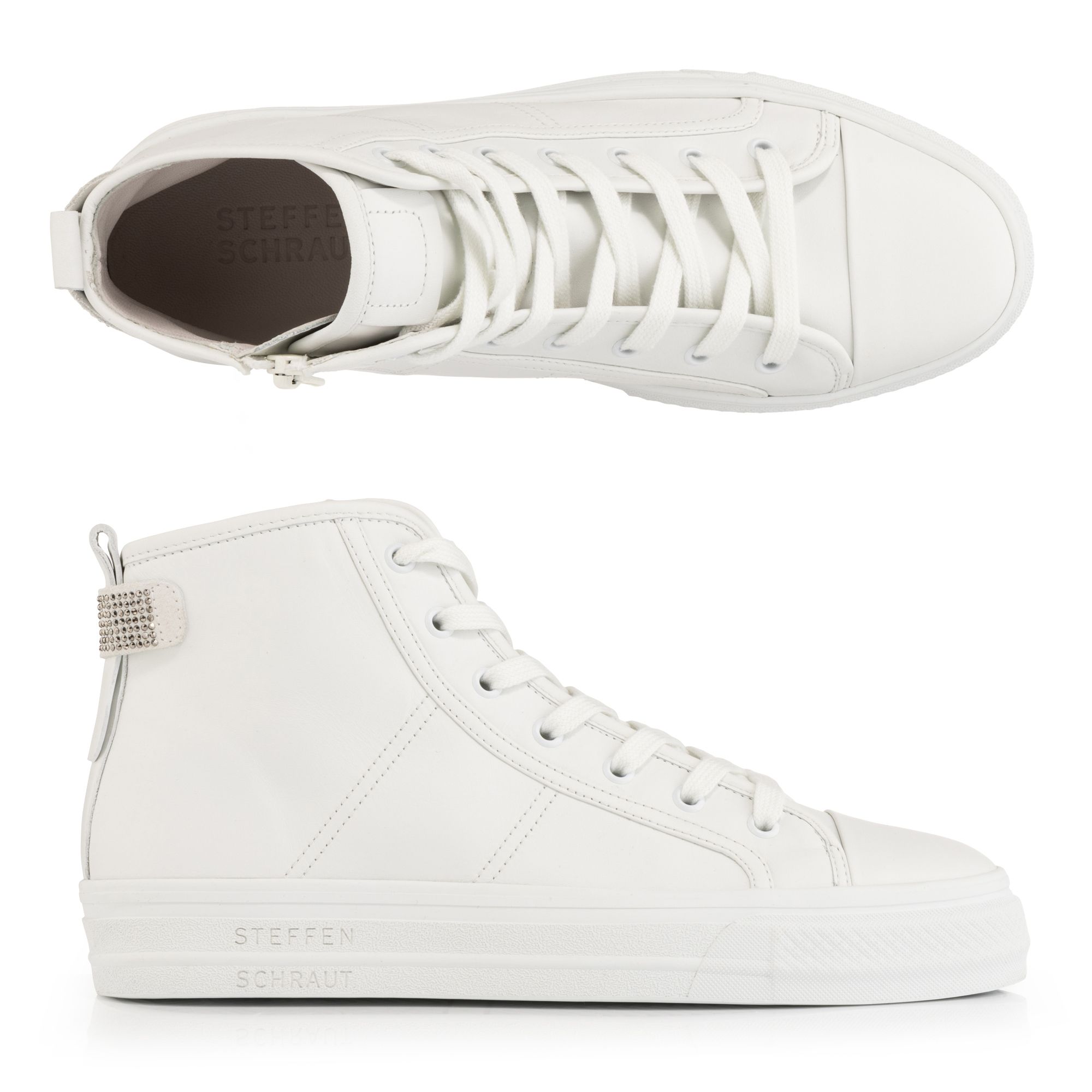 B-Ware STEFFEN SCHRAUT by Kennel & Schmenger Damen-Hightop Sneaker echt Leder