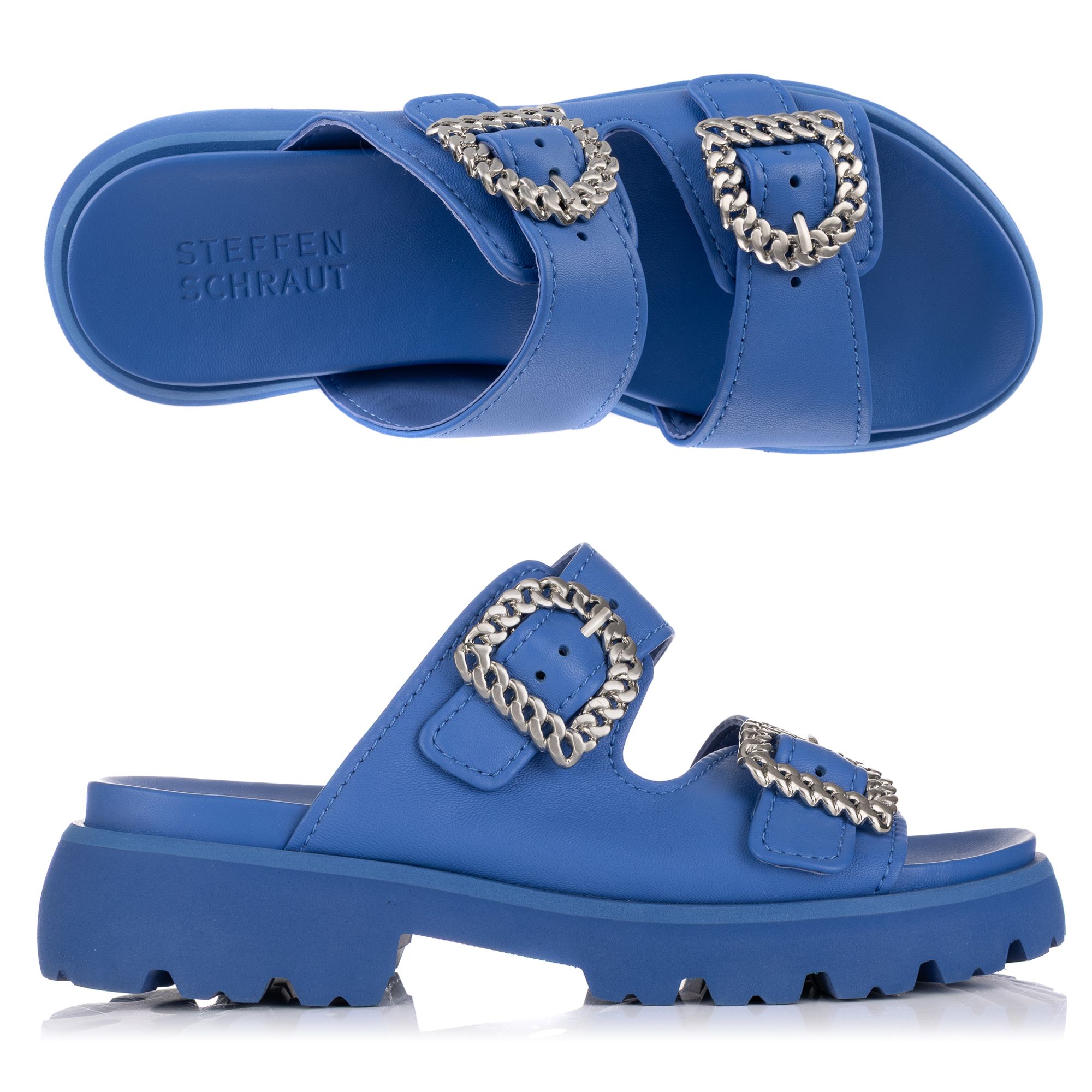 B-Ware STEFFEN SCHRAUT by Kennel & Schmenger Damen-Pantolette echt Leder