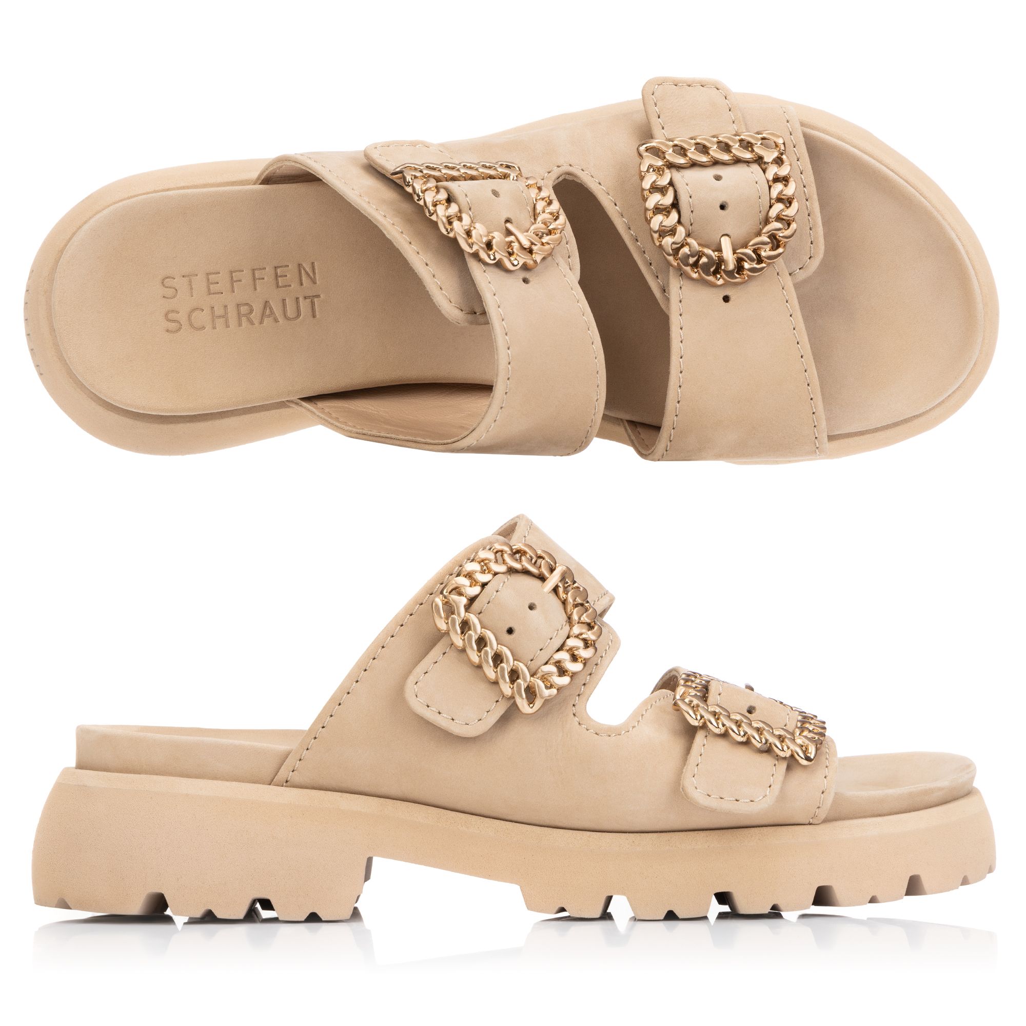 B-Ware STEFFEN SCHRAUT by Kennel & Schmenger Damen-Pantolette echt Leder