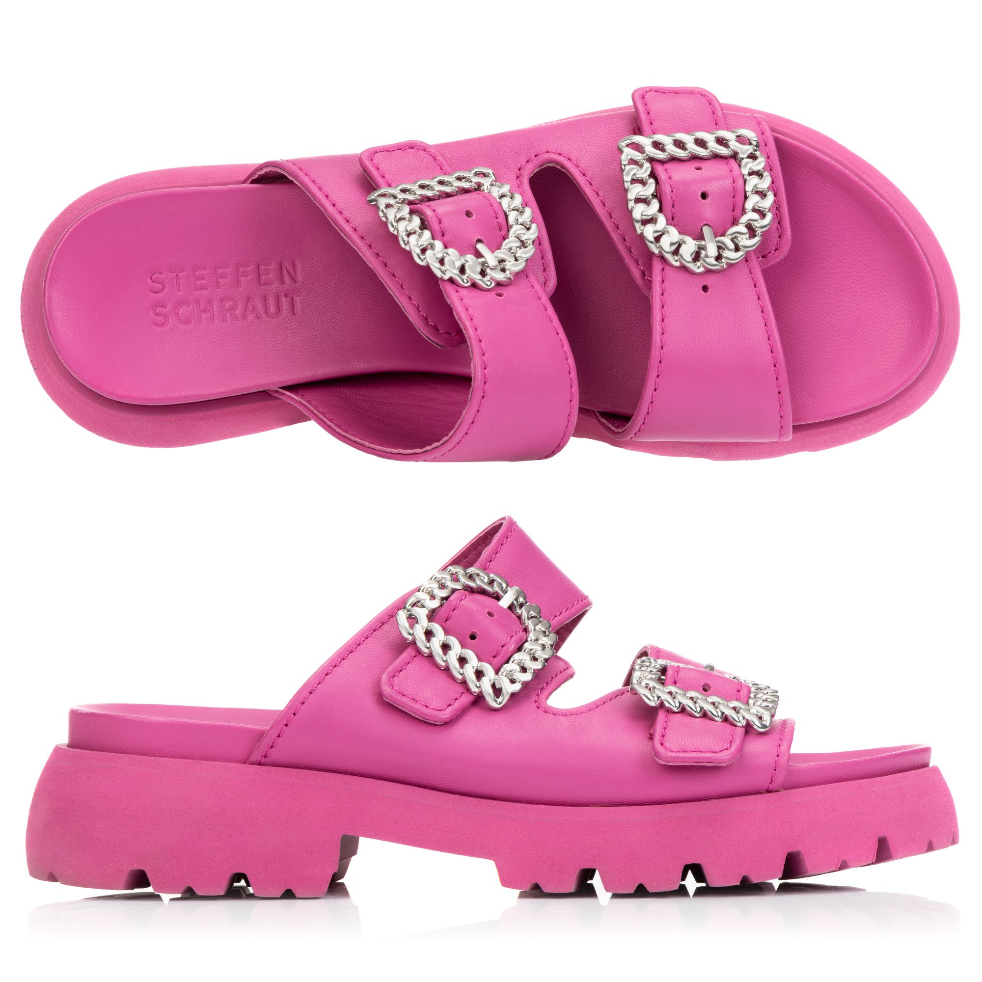 B-Ware STEFFEN SCHRAUT by Kennel & Schmenger Damen-Pantolette echt Leder