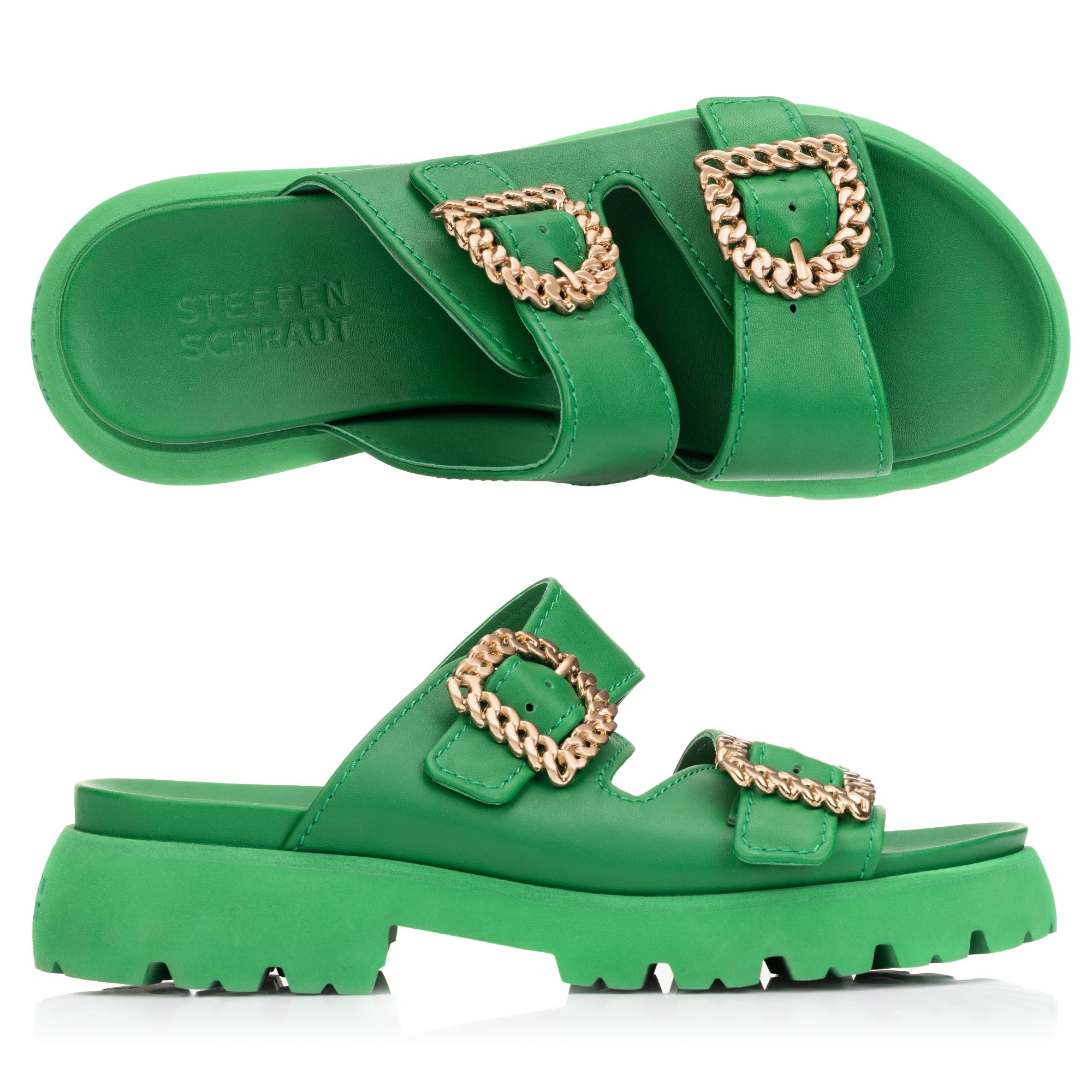 B-Ware STEFFEN SCHRAUT by Kennel & Schmenger Damen-Pantolette echt Leder