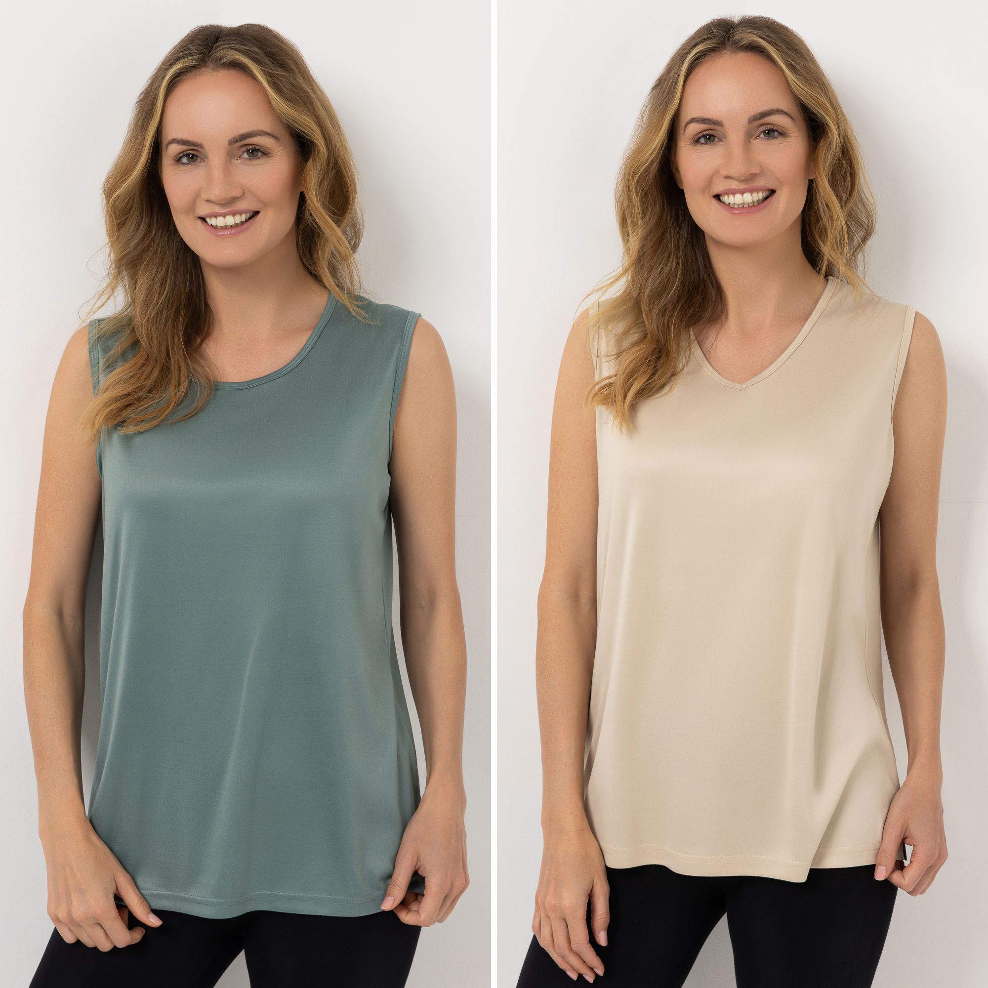 B-Ware JERYMOOD HOMEWEAR 2 Tops Mikrofaser Doppelpack