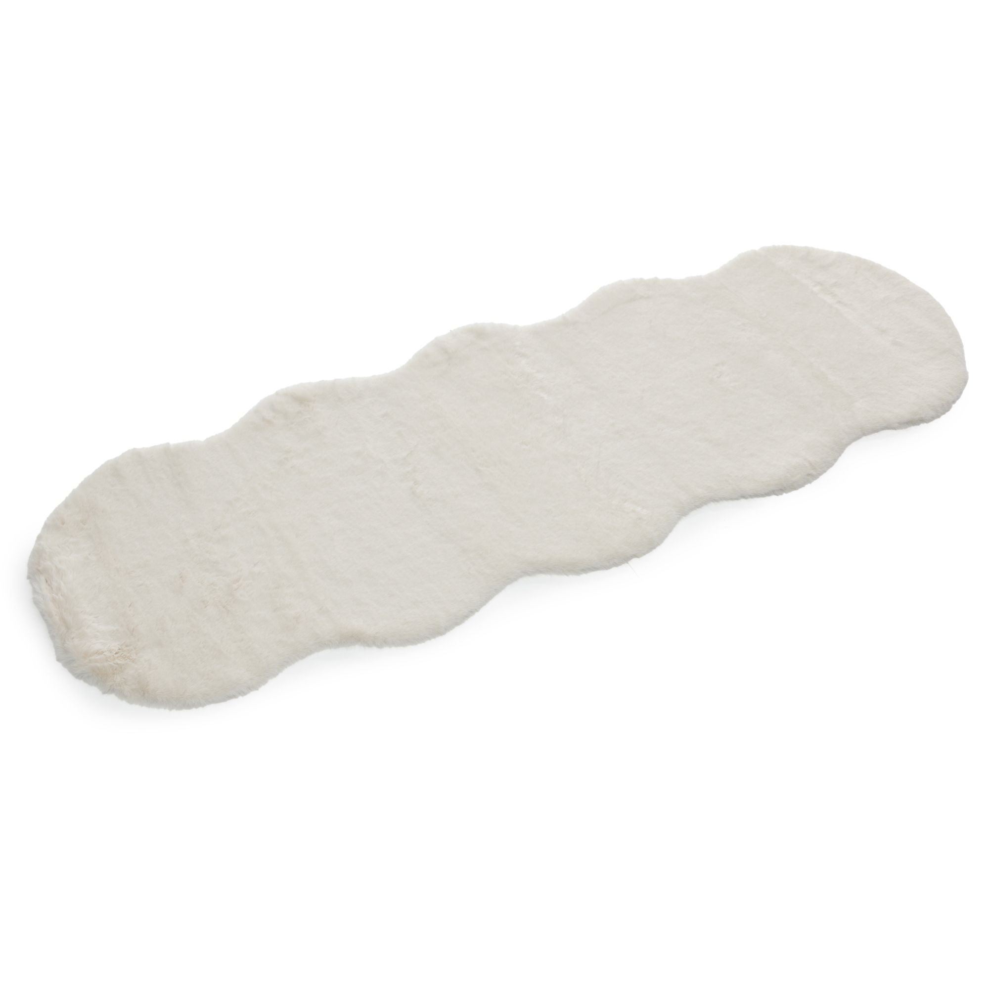 B-Ware MONT CHALET Deko-Läufer Fellimitat uni waschbar