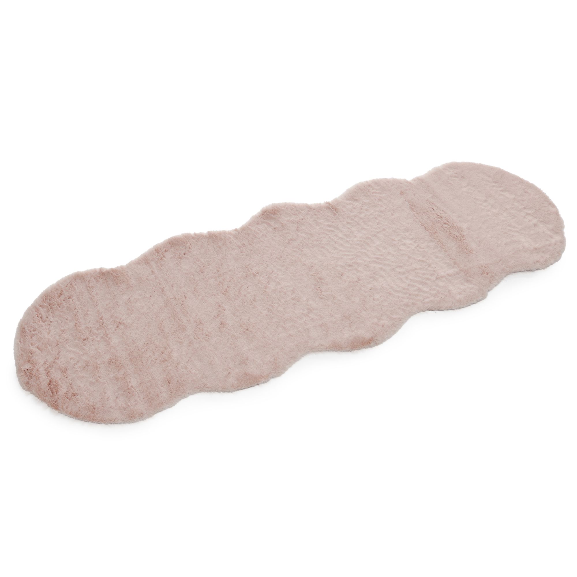 B-Ware MONT CHALET Deko-Läufer Fellimitat uni waschbar