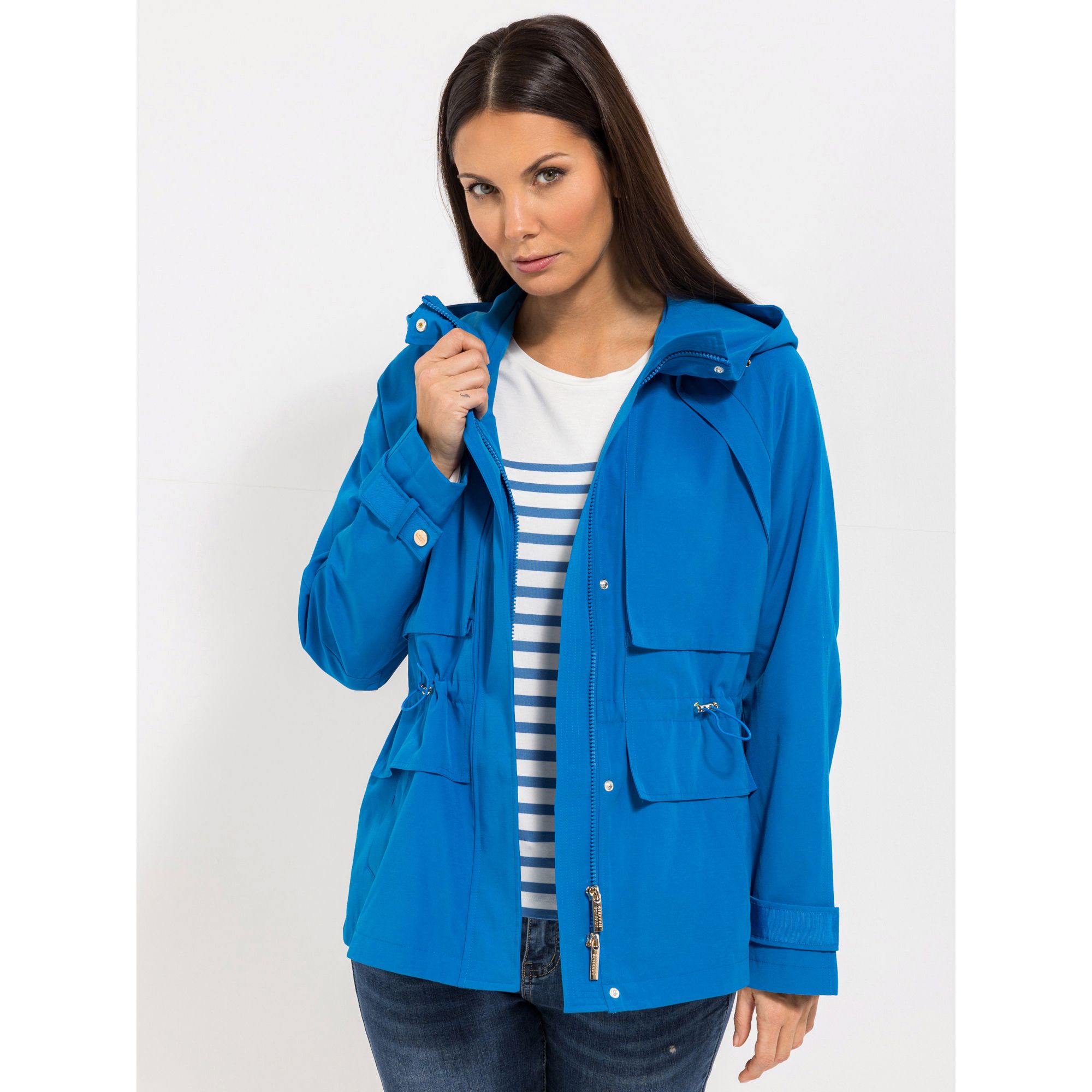 B-Ware STEFFEN SCHRAUT Kurzparka, bedrucktes Innenfutter Länge ca. 74cm