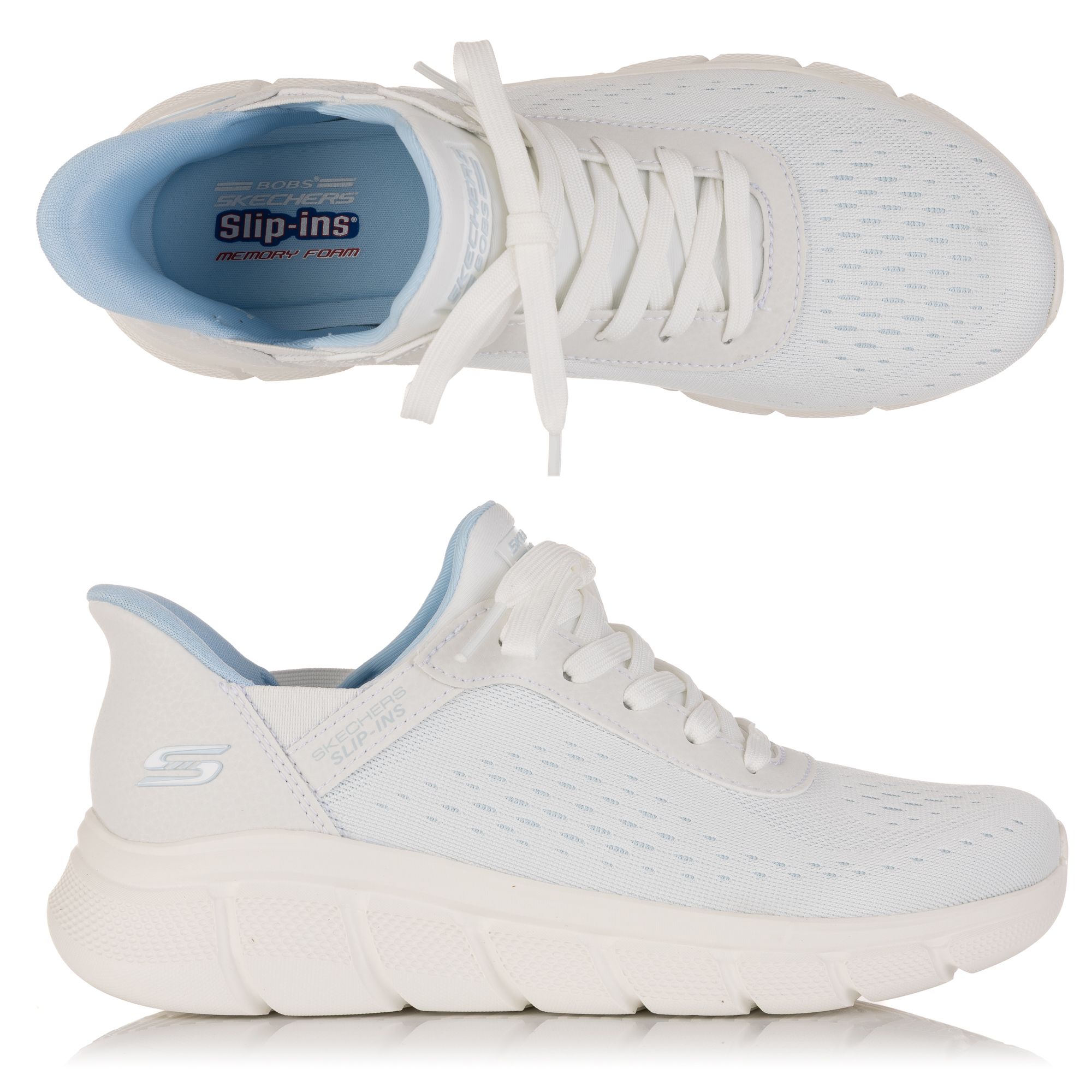 B-Ware SKECHERS Damen-Sneaker BOBS Sport B Flex Mesh