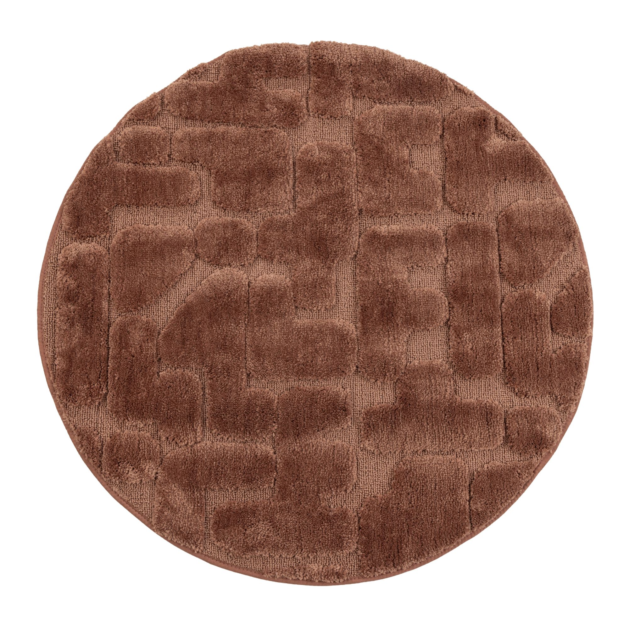 B-Ware CASA FONDO 1 runder Teppich Hoch-/Tiefstruktur HeiQ-Ausrüstung