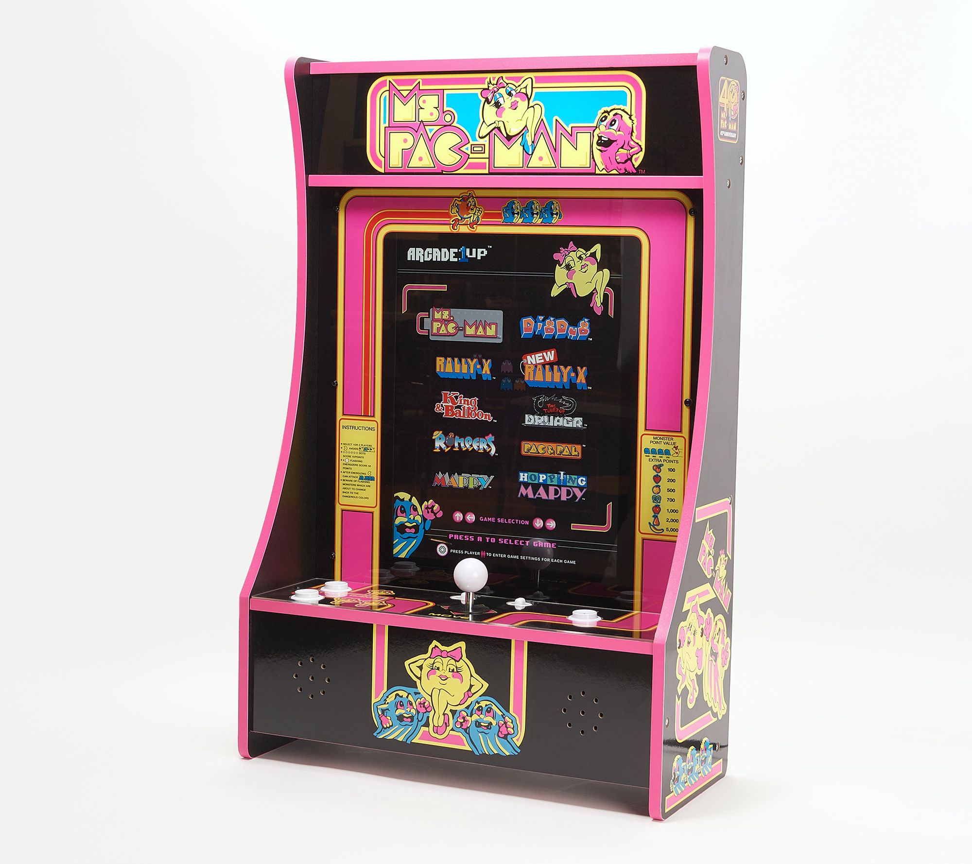 Arcade1Up 10 Game PartyCade Plus Portable Home Arcade Machine - QVC.com