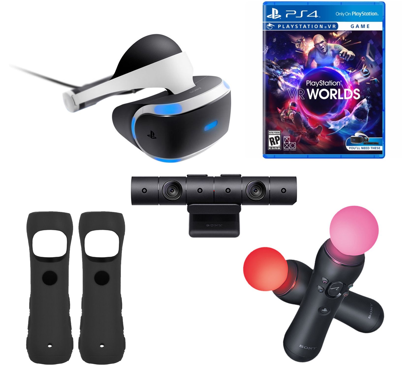 Sony PlayStation VR Worlds Bundle with Move Accessories - QVC.com