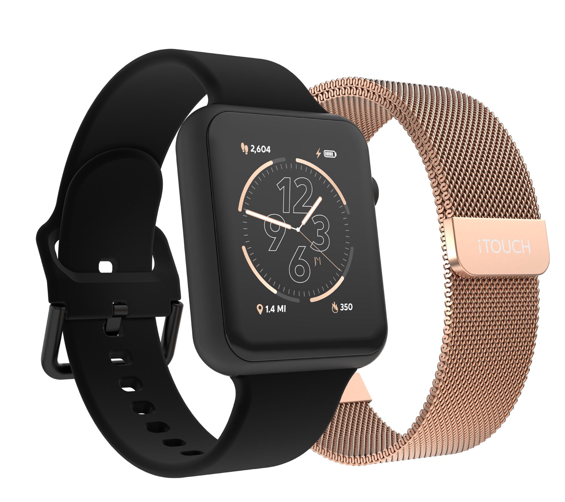 iTOUCH Jillian Michaels Edition Smartwatch Air 4 w/ Mesh Band