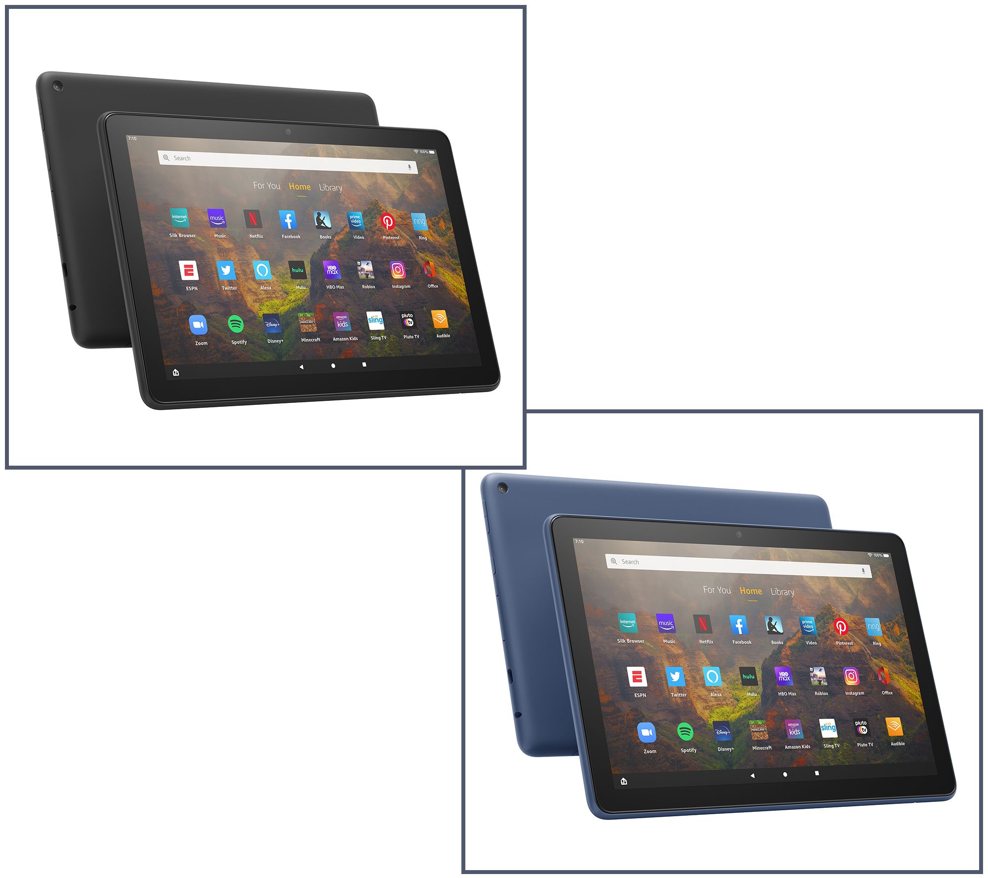 Amazon 2 Pack of Fire HD 10.1" 32GB Tablets, Latest Model