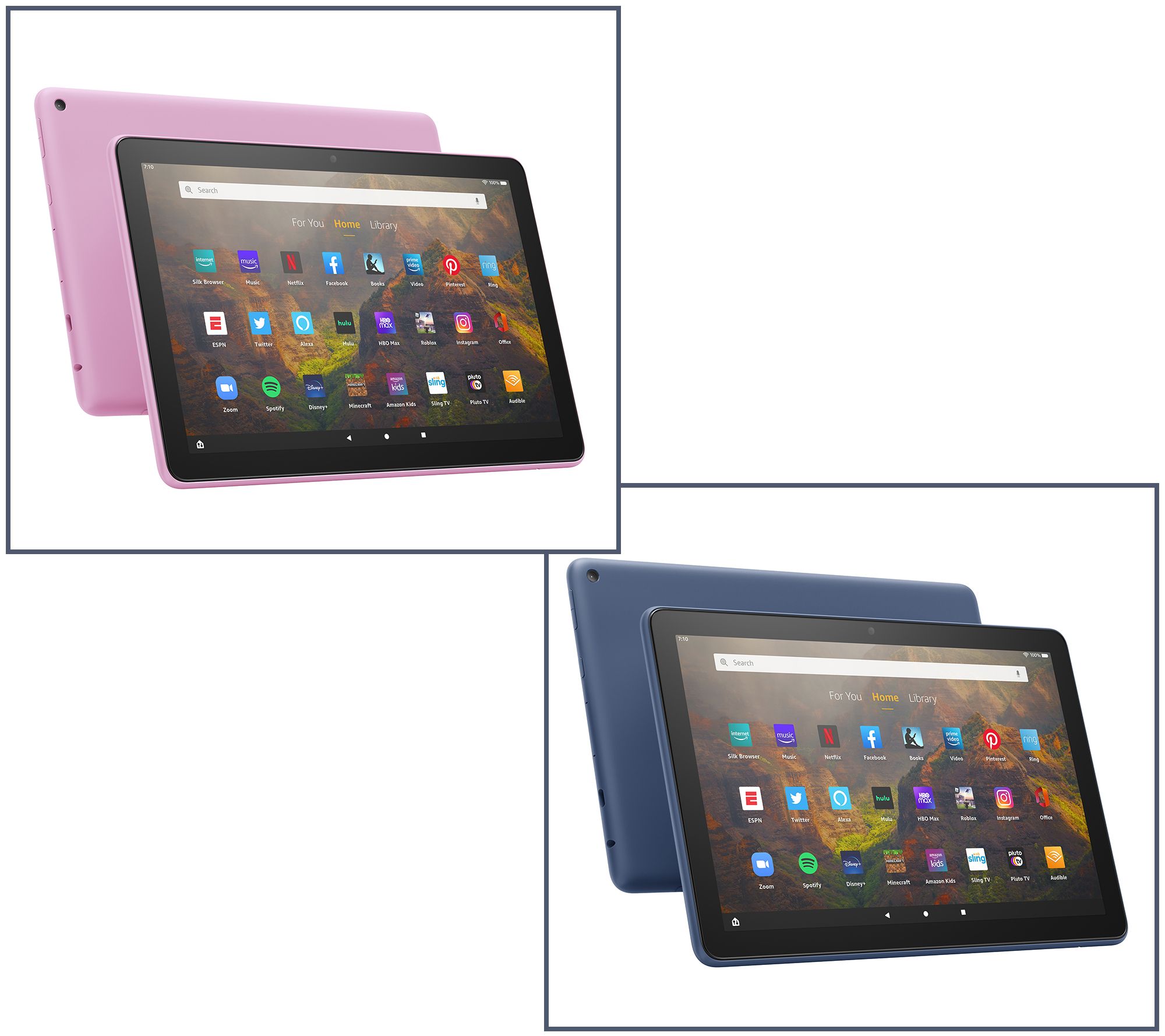 Amazon 2 Pack of Fire HD 10.1" 32GB Tablets, Latest Model