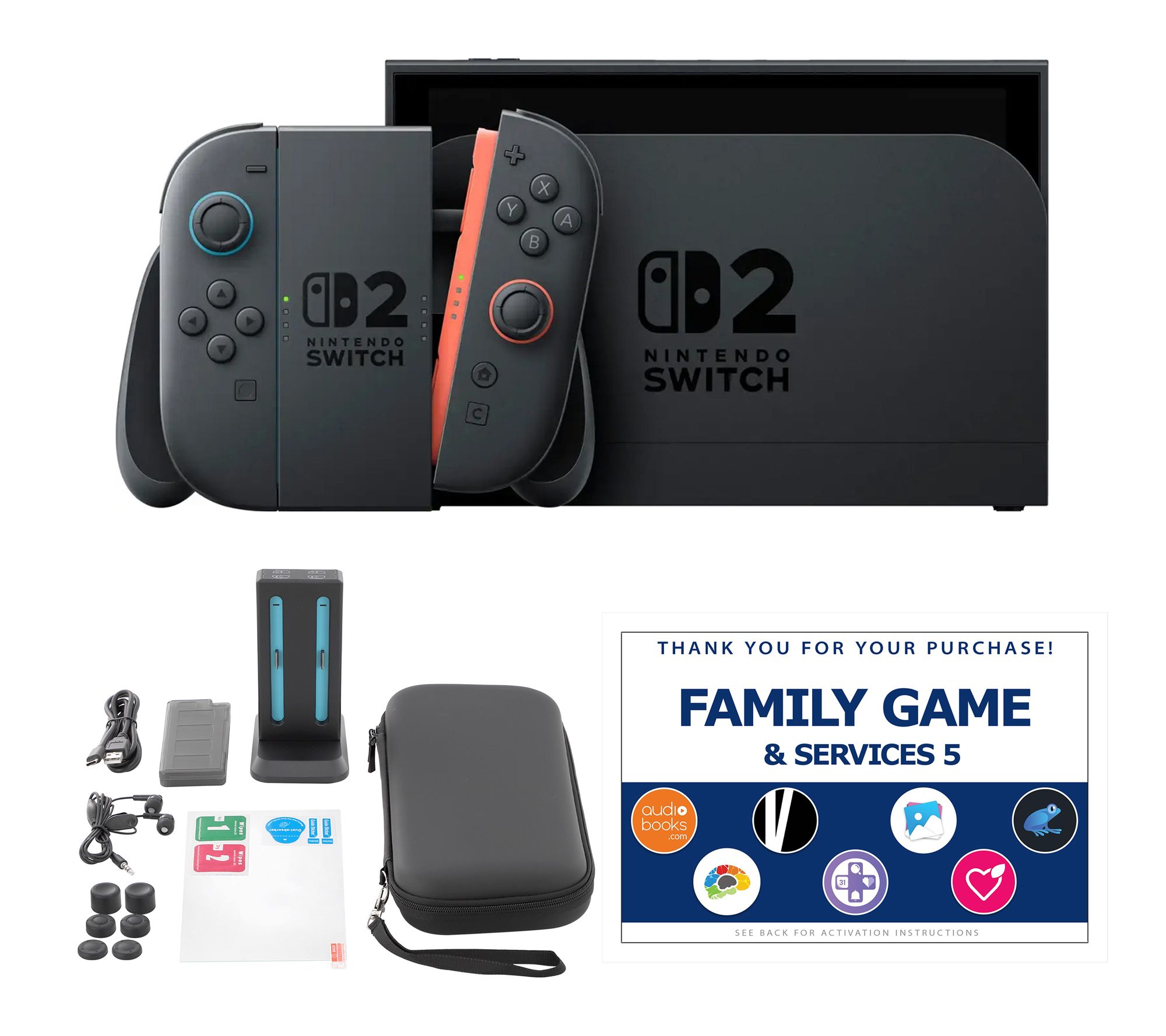 Nintendo Switch 2 with Accessories Kit & Voucher