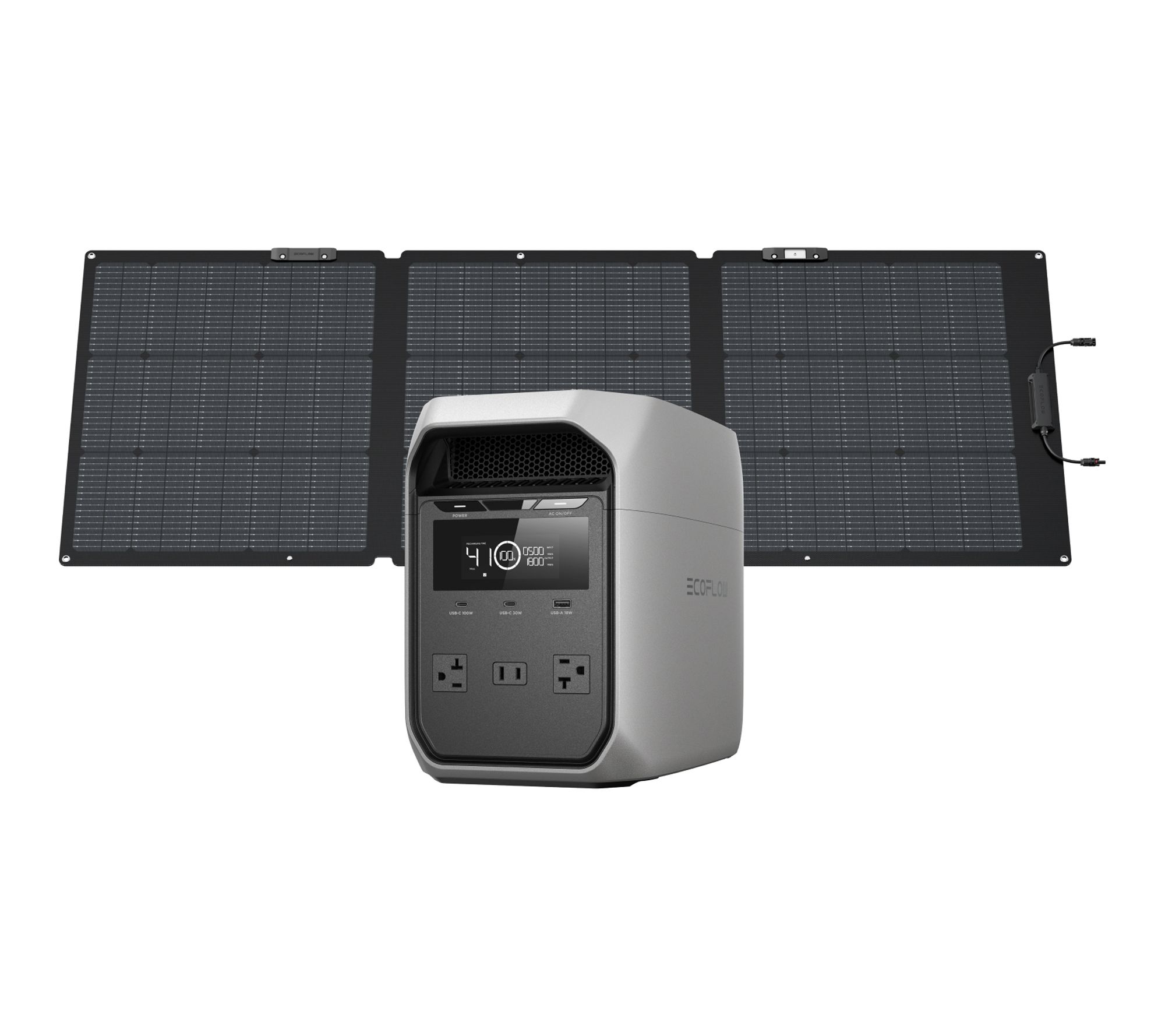 EcoFlow DELTA 3 Classic 1024Wh Power Station with 160W Solar Panel