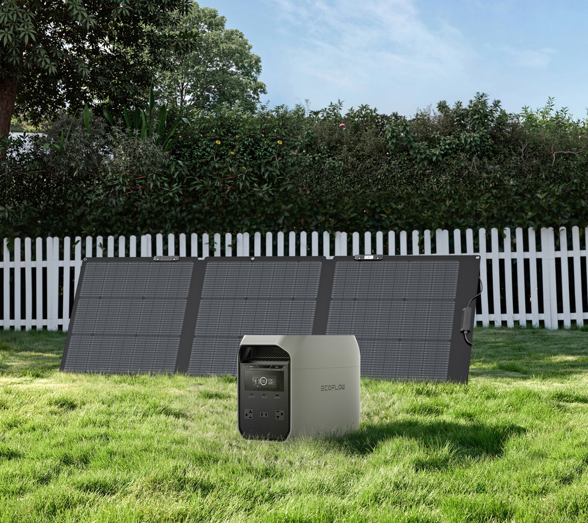 EcoFlow DELTA 3 Classic 1024Wh Power Station with 160W Solar Panel