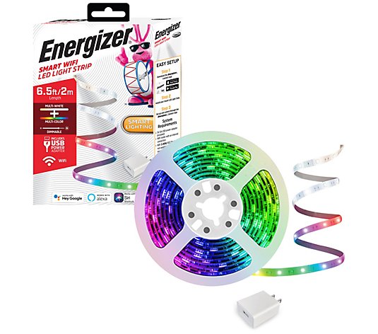 Energizer Smart 6.5ft Multi Color & White LED Light Strip