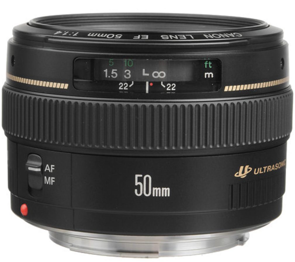 Canon EF 50mm f/1.4 USM Standard & Medium Telep hoto Lens