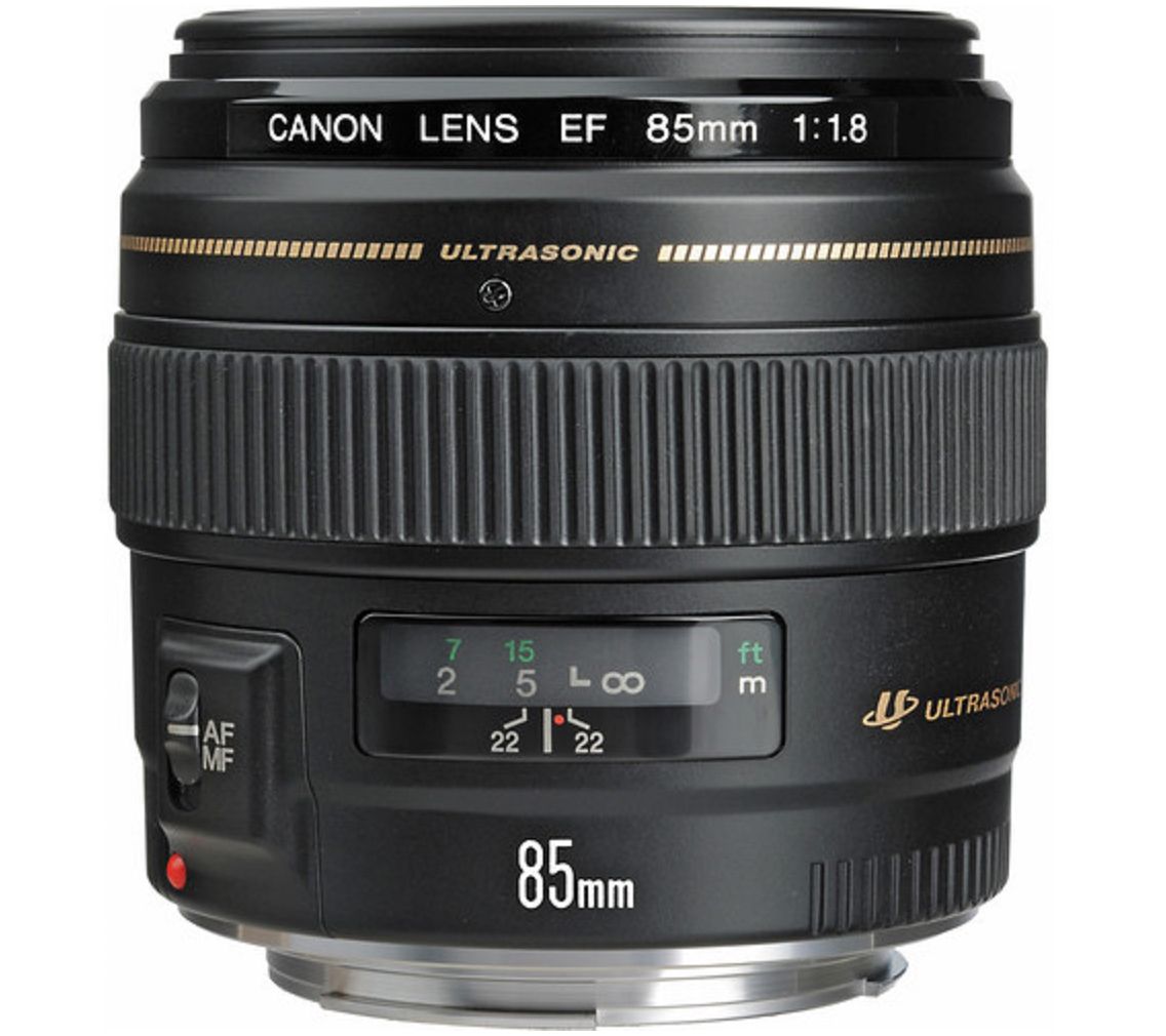 Canon EF 85mm f/1.8 USM Telephoto Lens for Cano n SLR Cameras