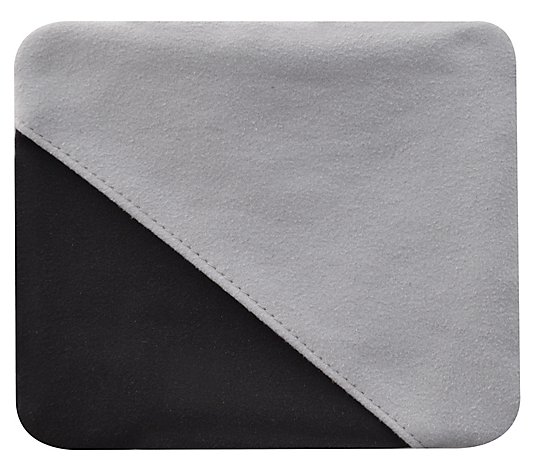 Digital Basics Two-Tone Microfiber Cleaning Cloth - Black