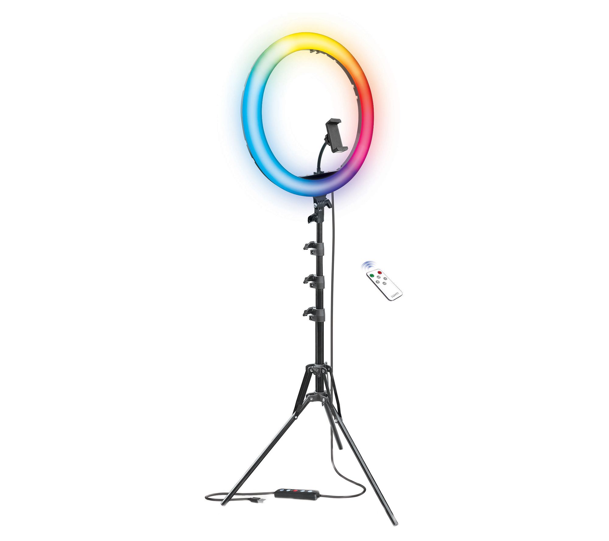 Bower RGB Selfie 16" Ring Light Studio Kit w/ Wireless Remote