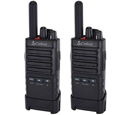 Cobra Pro Business 2-Way Radios w/ SurveillanceHeadset, 2 Pk
