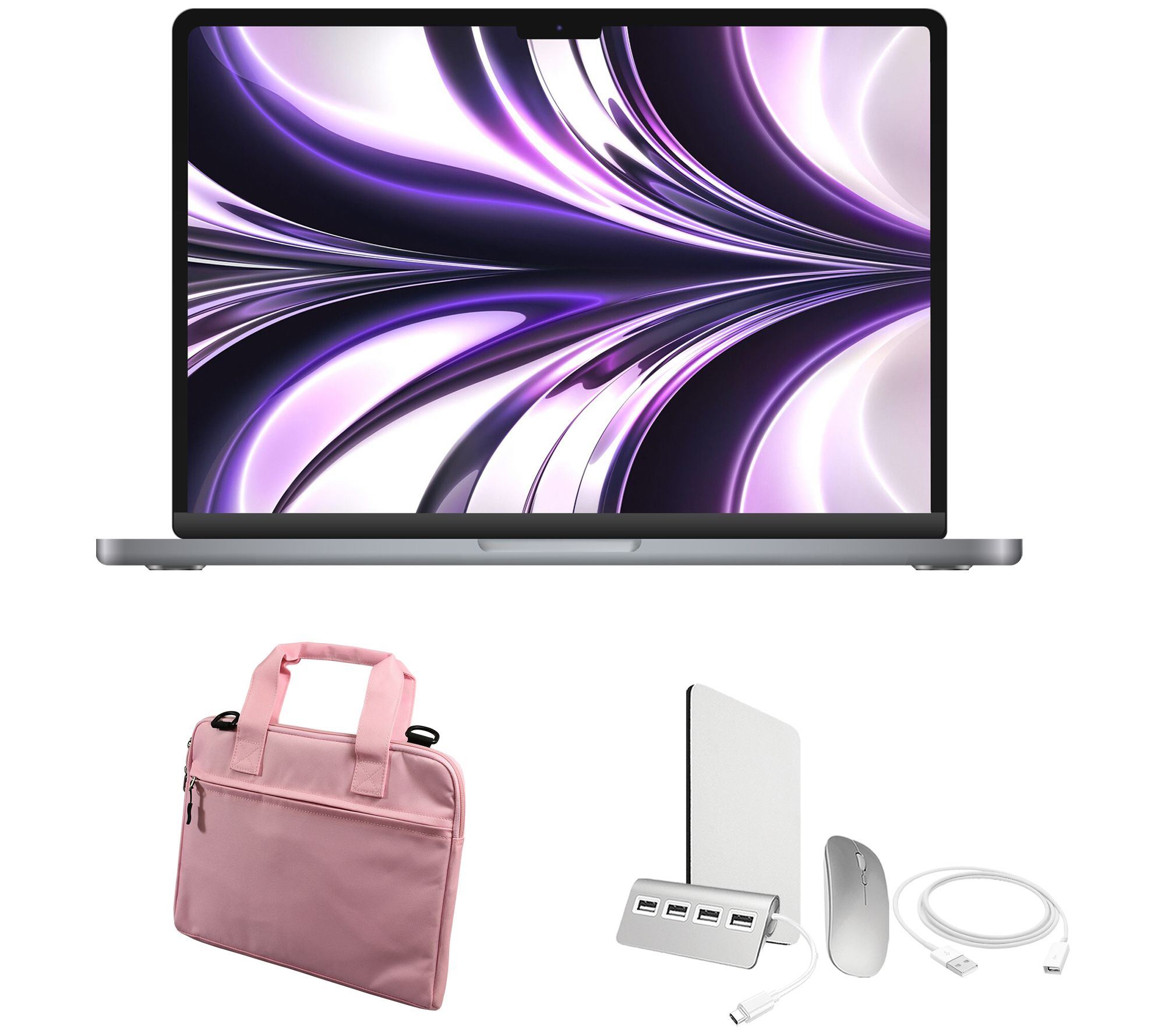 Apple Refurbished 2022 Macbook Air 13" M2 256GB Bundle