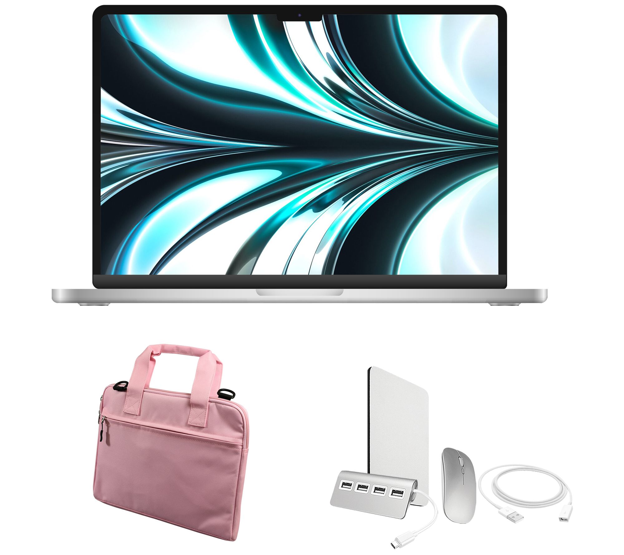 Apple Refurbished 2022 Macbook Air 13" M2 256GB Bundle