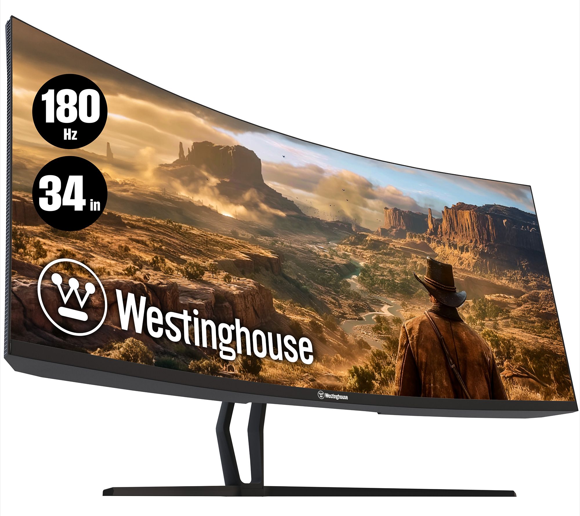 Westinghouse 34" Curved UltraWide QHD GamingMonitor